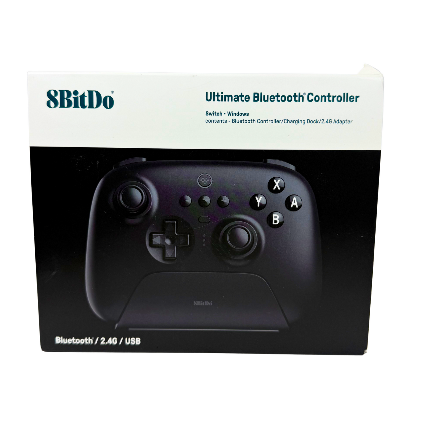 8BitDo Ultimate Bluetooth Controller – Switch, Windows, Steam Deck (Black)