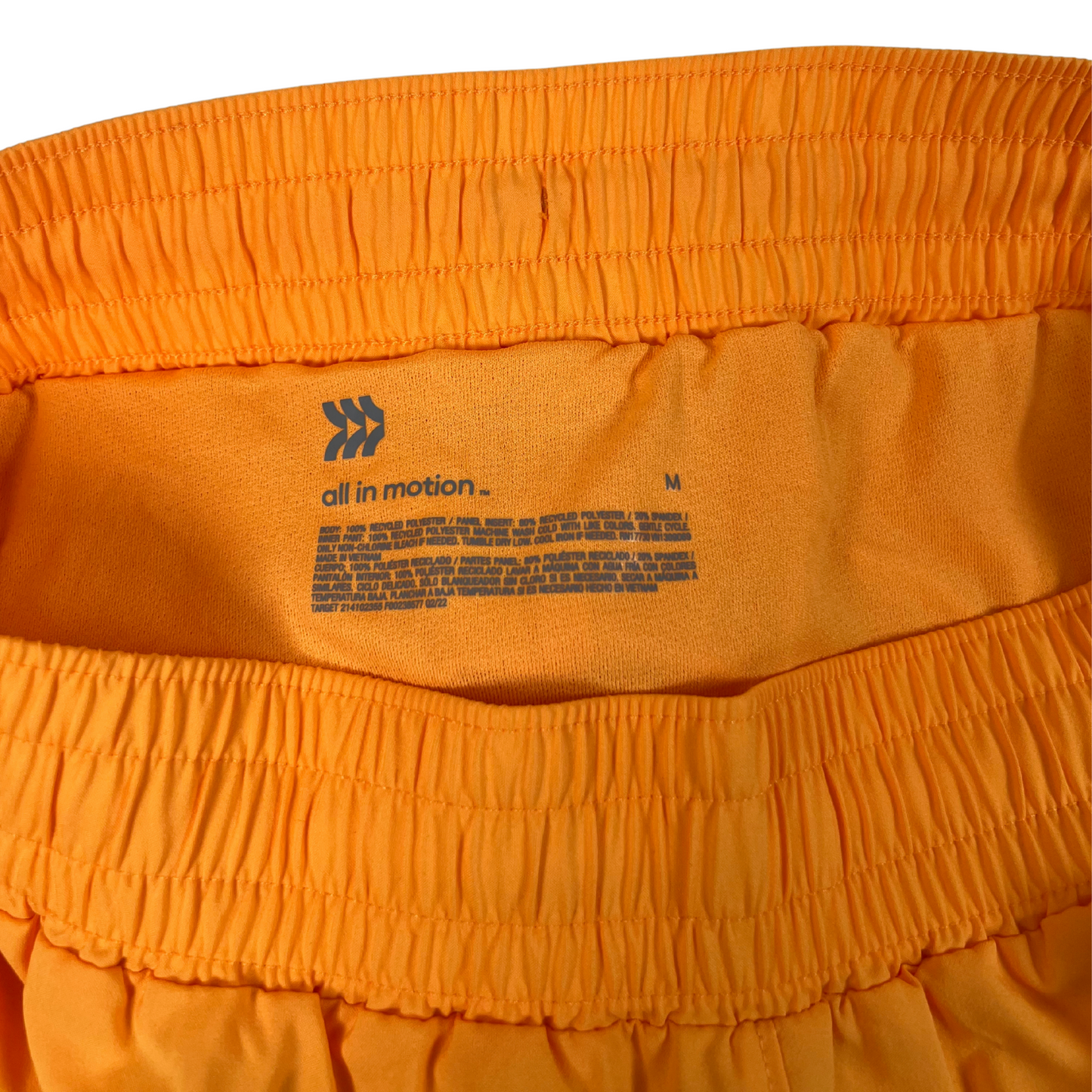 Women's High-Rise 3" Flex Shorts – Size M, Built-In Liner, Quick-Dry, Lightweight