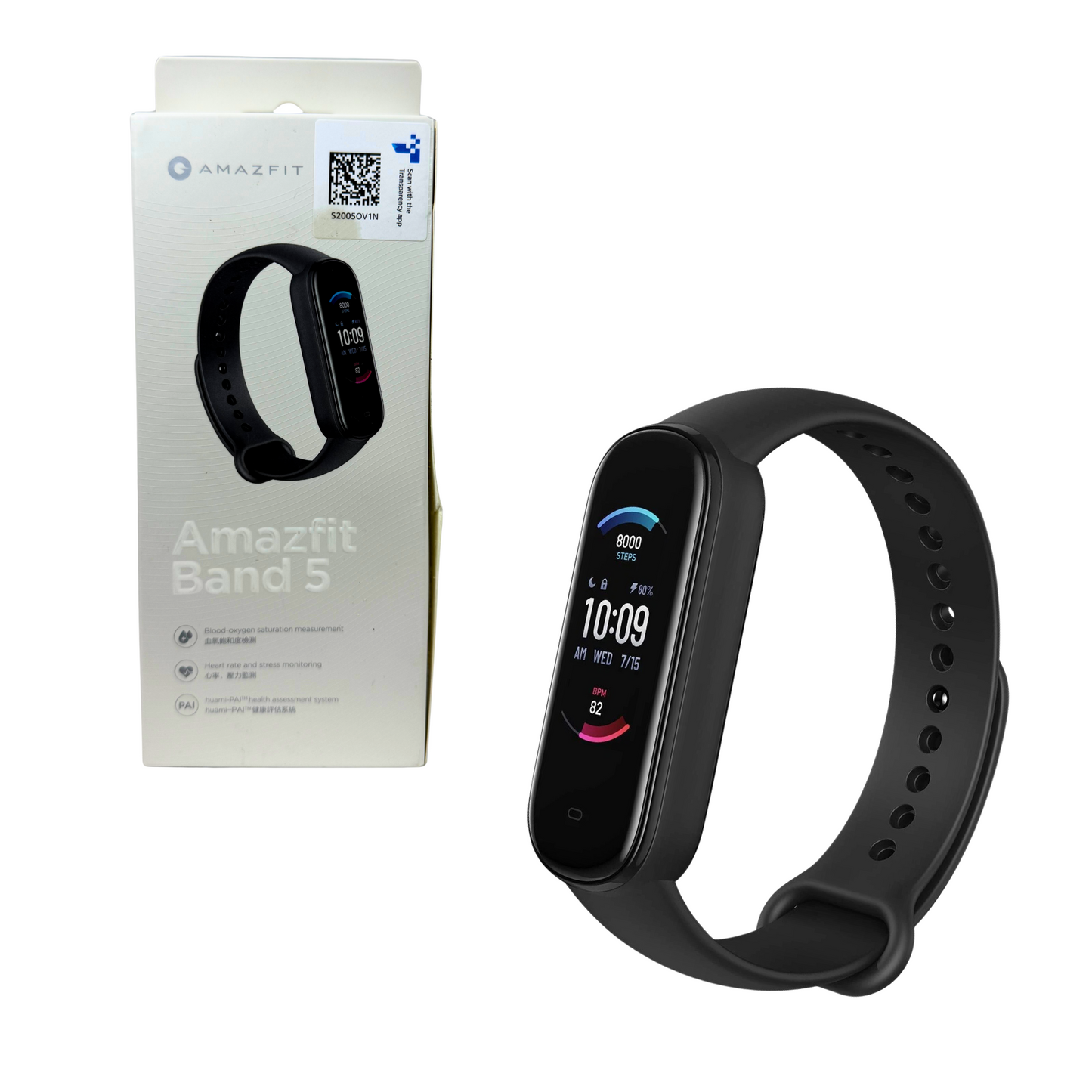 Smart Fitness Tracker Watch – Heart Rate, Sleep & SpO2 Monitor, 15-Day Battery