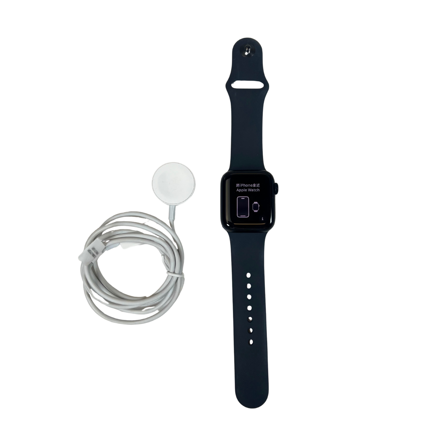 40mm GPS Smartwatch with Health Tracking & Emergency Alerts – Midnight with Sport Band (S/M)