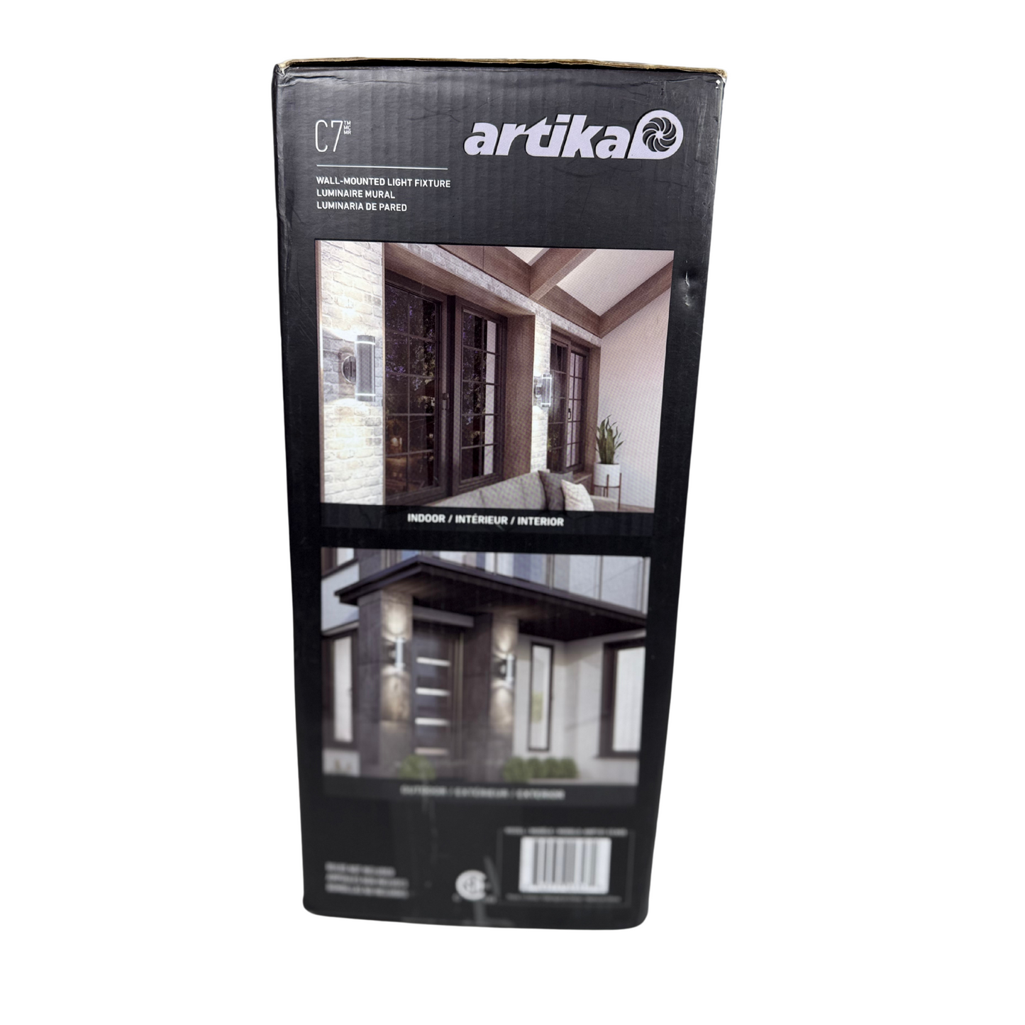 Artika C7 Outdoor/Indoor Cylinder Wall Sconce – Stainless Steel