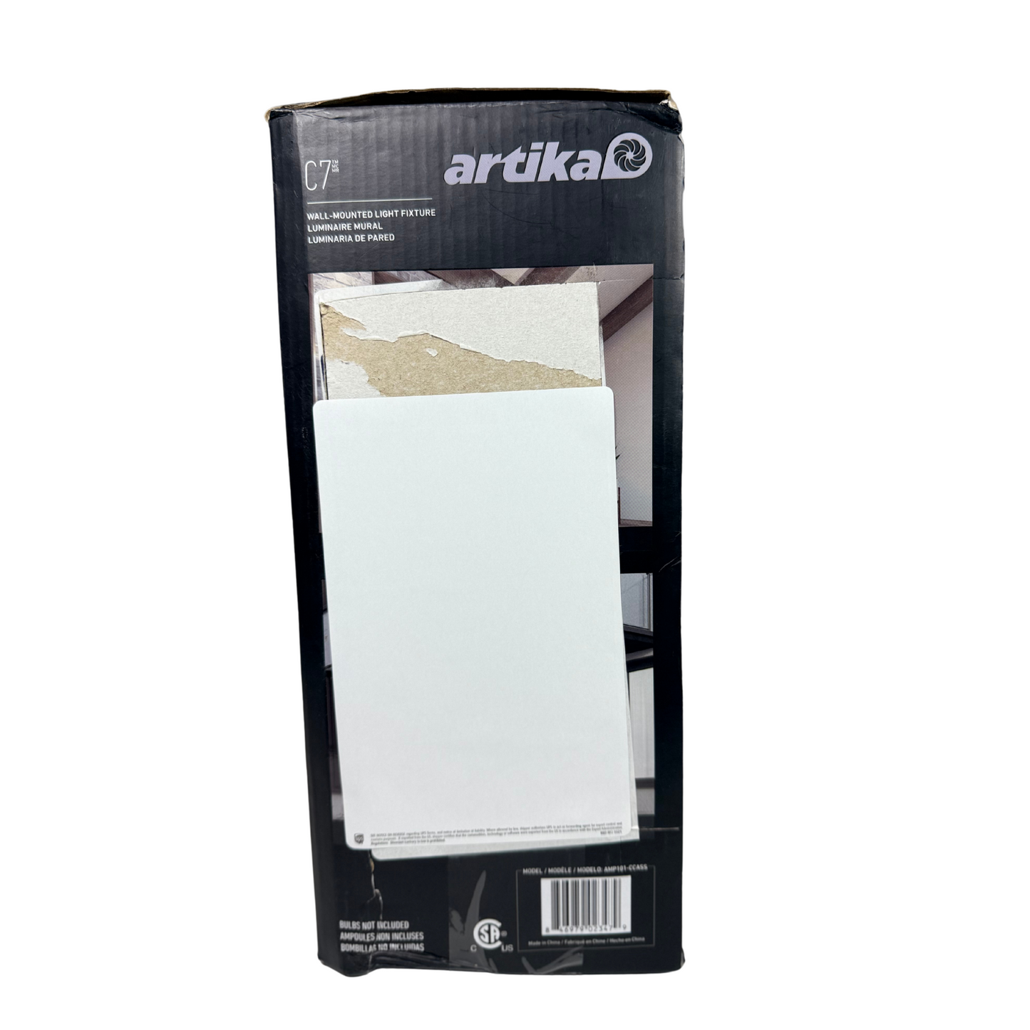 Artika C7 Outdoor/Indoor Cylinder Wall Sconce – Stainless Steel