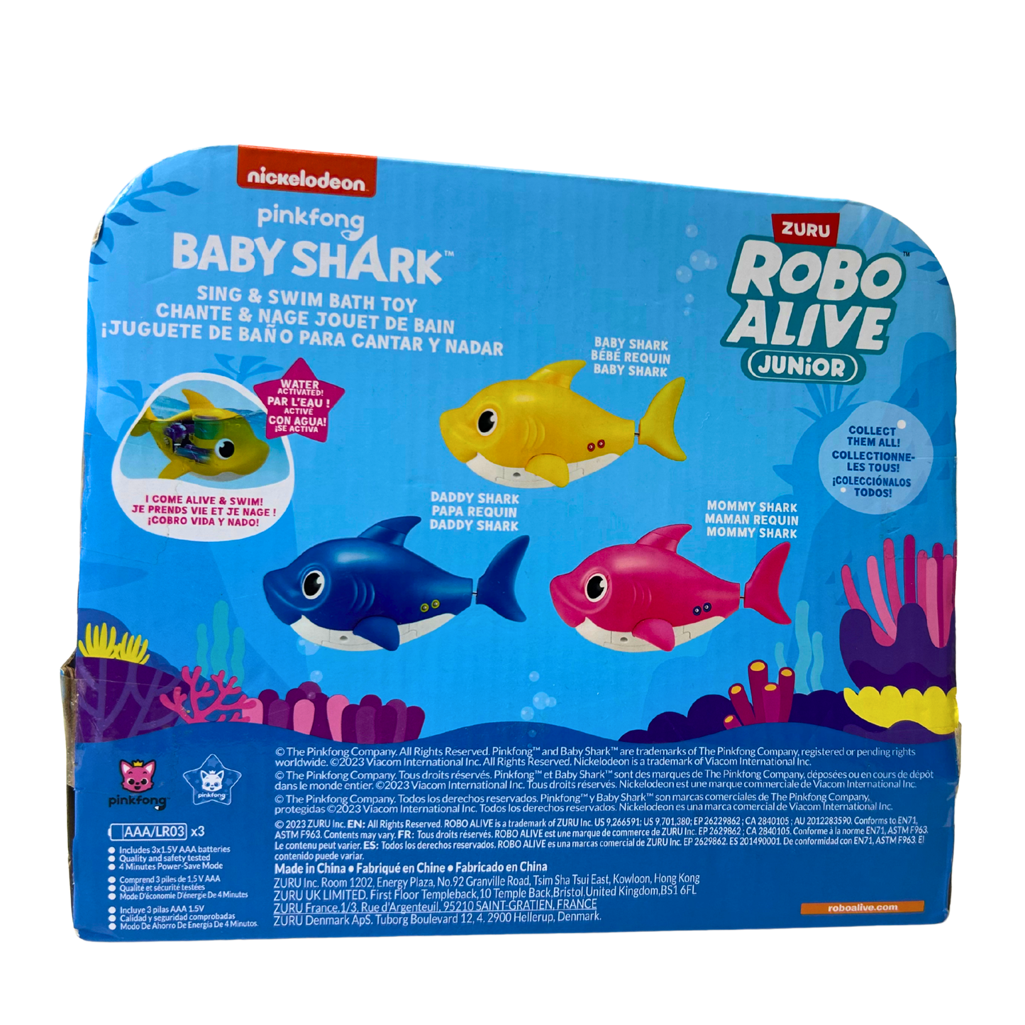 Baby Shark Sing & Swim Bath Toy – Daddy Shark – Interactive Water Fun