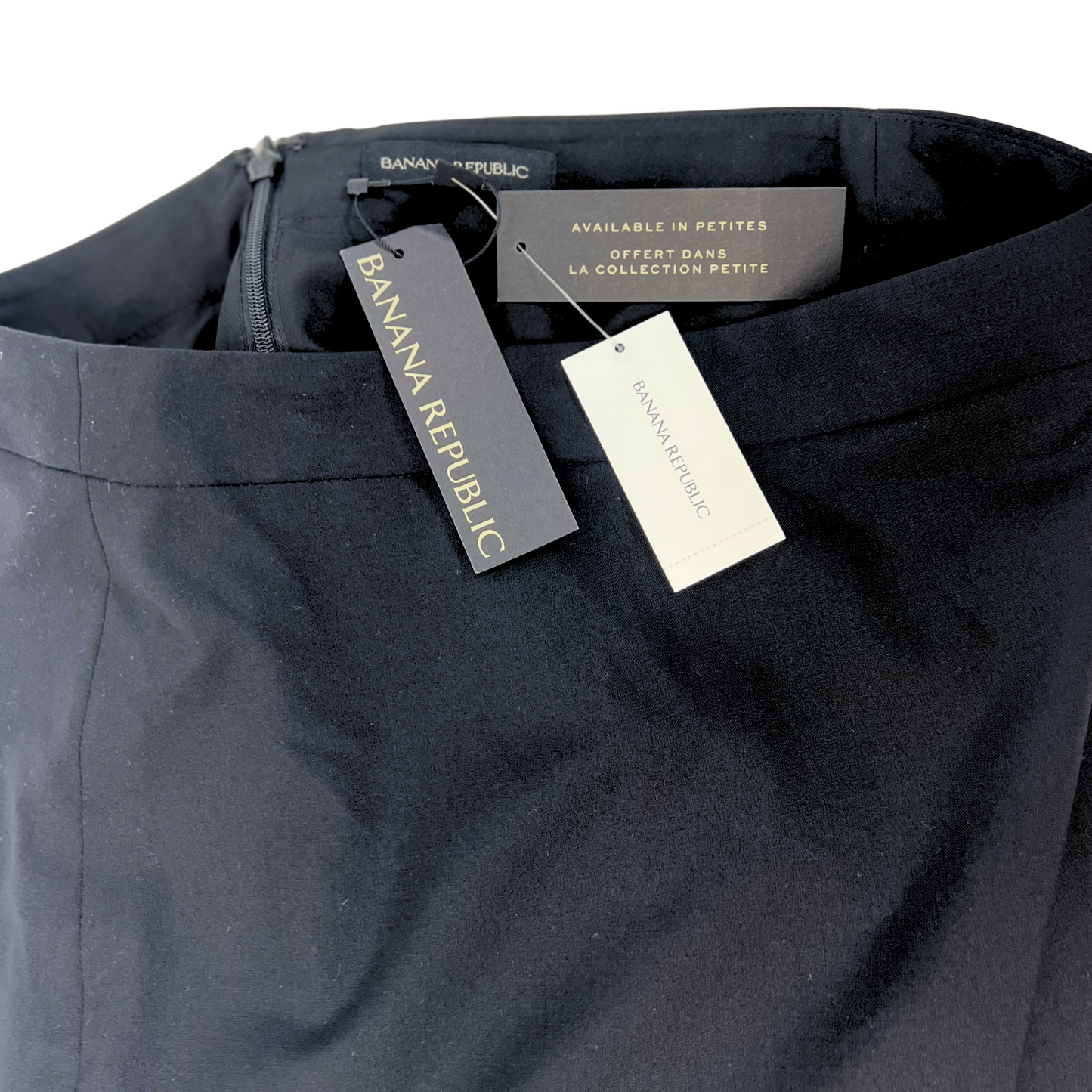 BR Black Wool Blend Skirt Size 4 – Elegant Office & Casual Wear
