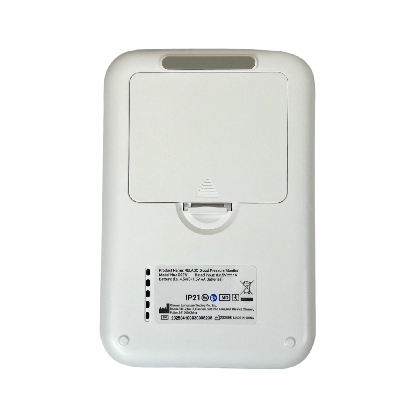 Automatic Blood Pressure Monitor with Large LED Display & Adjustable Arm Cuff for Home Use