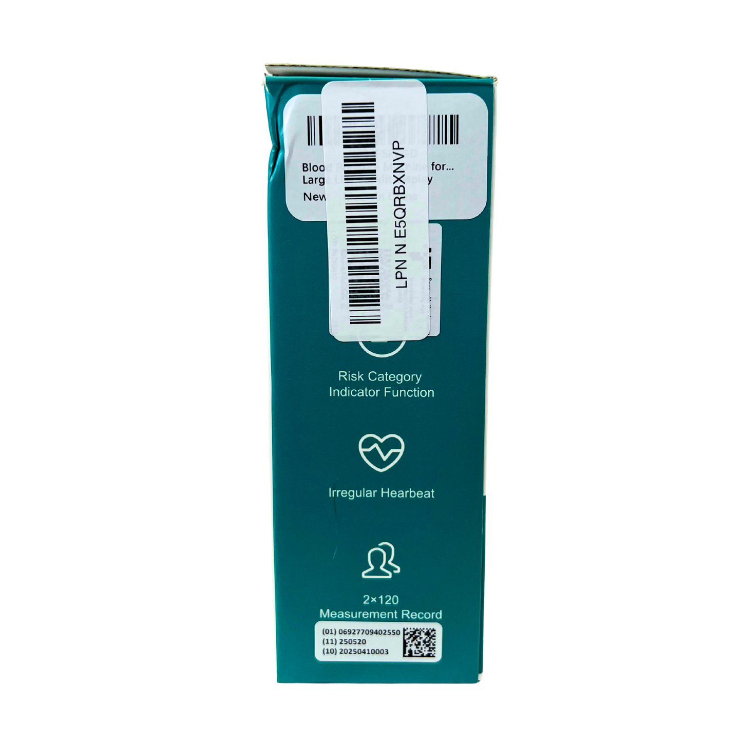 Automatic Blood Pressure Monitor with Large LED Display & Adjustable Arm Cuff for Home Use