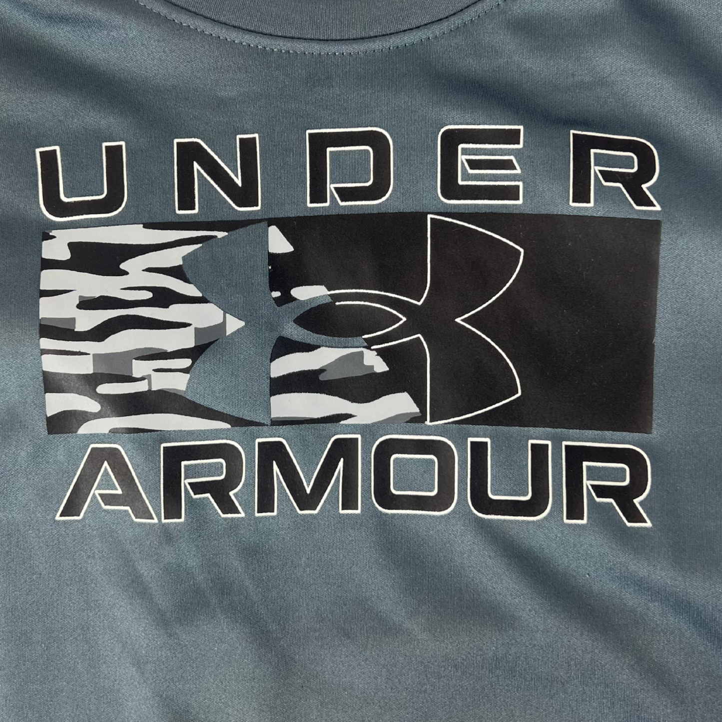Boys’ Gray Short Sleeve Shirt – Quick-Dry, Lightweight, Stretchy – Active Fit