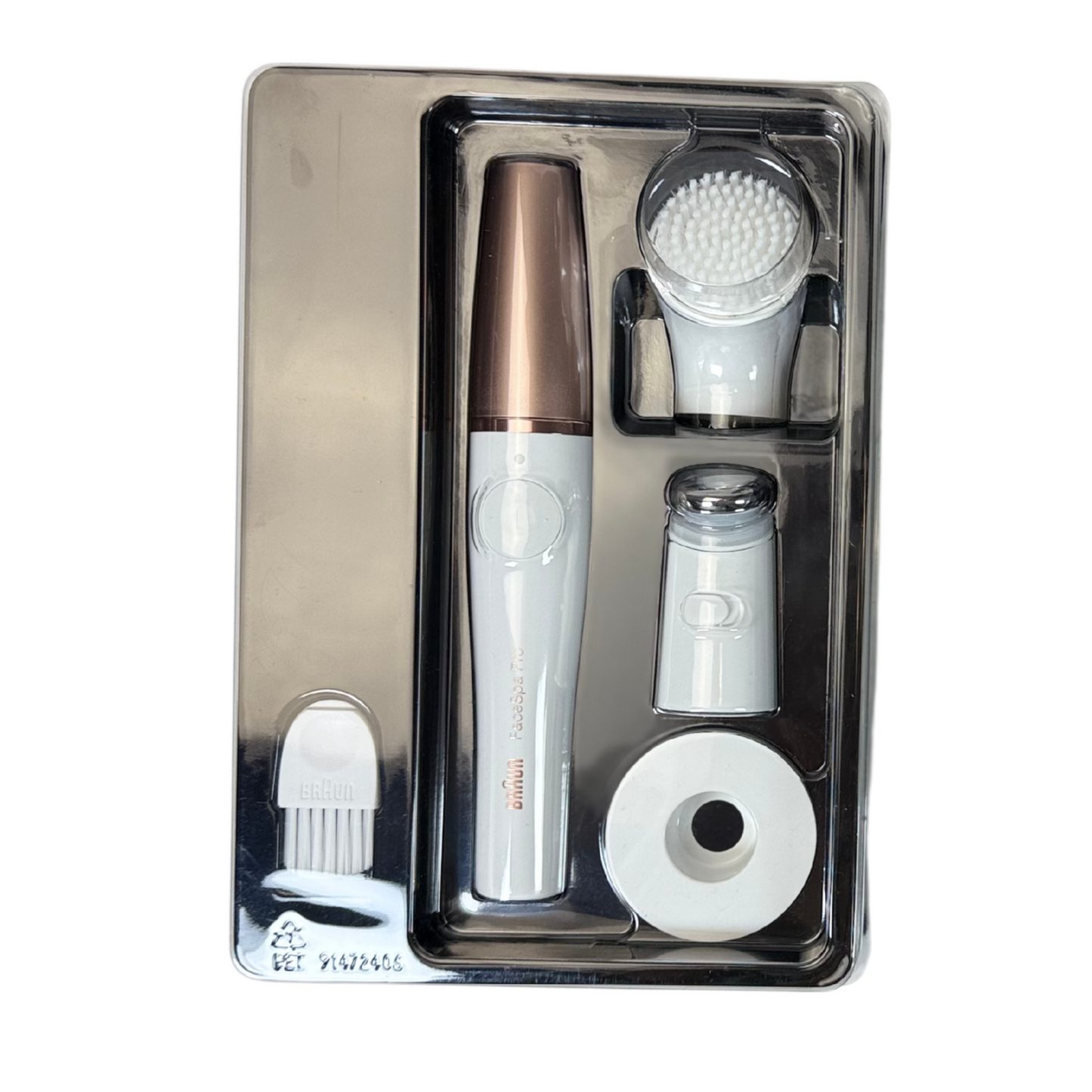 Braun Facespa Pro 911 – 3-in-1 Facial Epilator, Cleansing Brush & Toning Device with Rechargeable Design