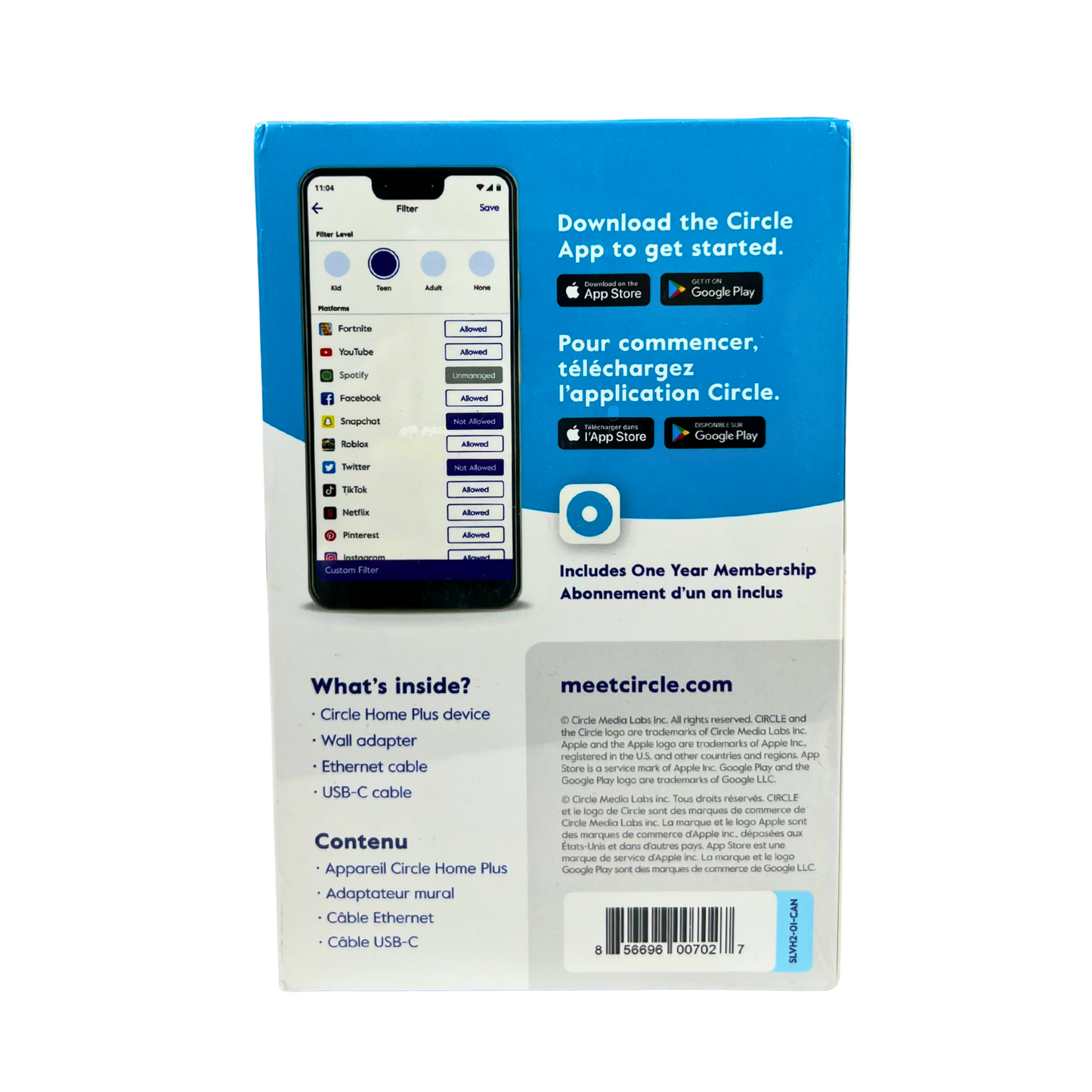 WiFi Parental Control Device with App – Screen Time & Internet Filter for All Devices