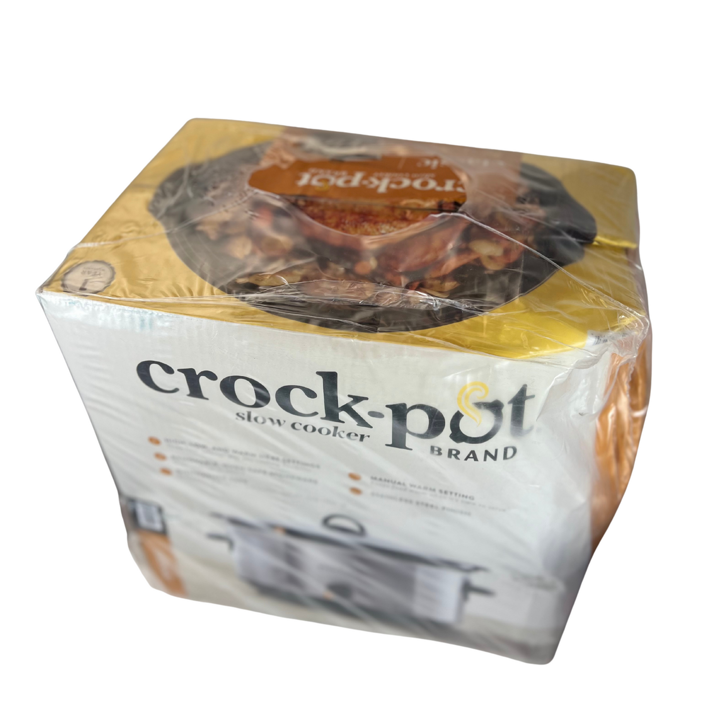 7-Quart Oval Manual Slow Cooker – Stainless Steel