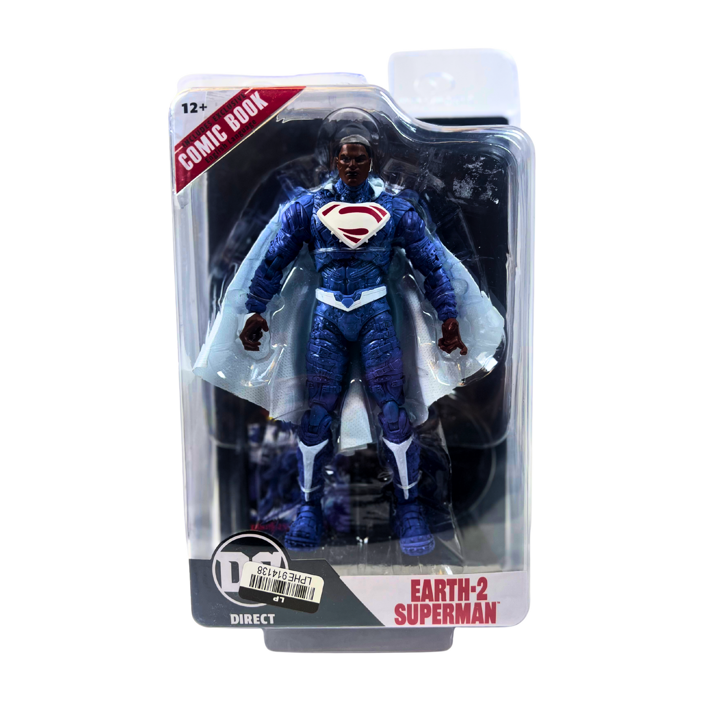 Earth-2 Superman 7-Inch Action Figure with Comic and Display Base