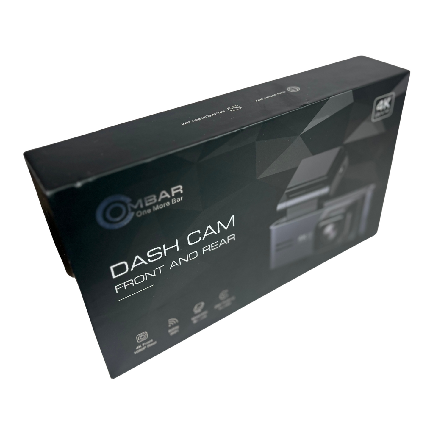 Dash Cam Front and Rear with Wi-Fi, App Control & 1080p HD Recording