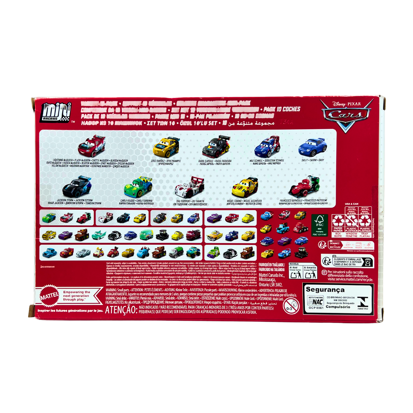 Mini Die-Cast Global Racers Cup Toy Car Set – 10 Pack Collectibles