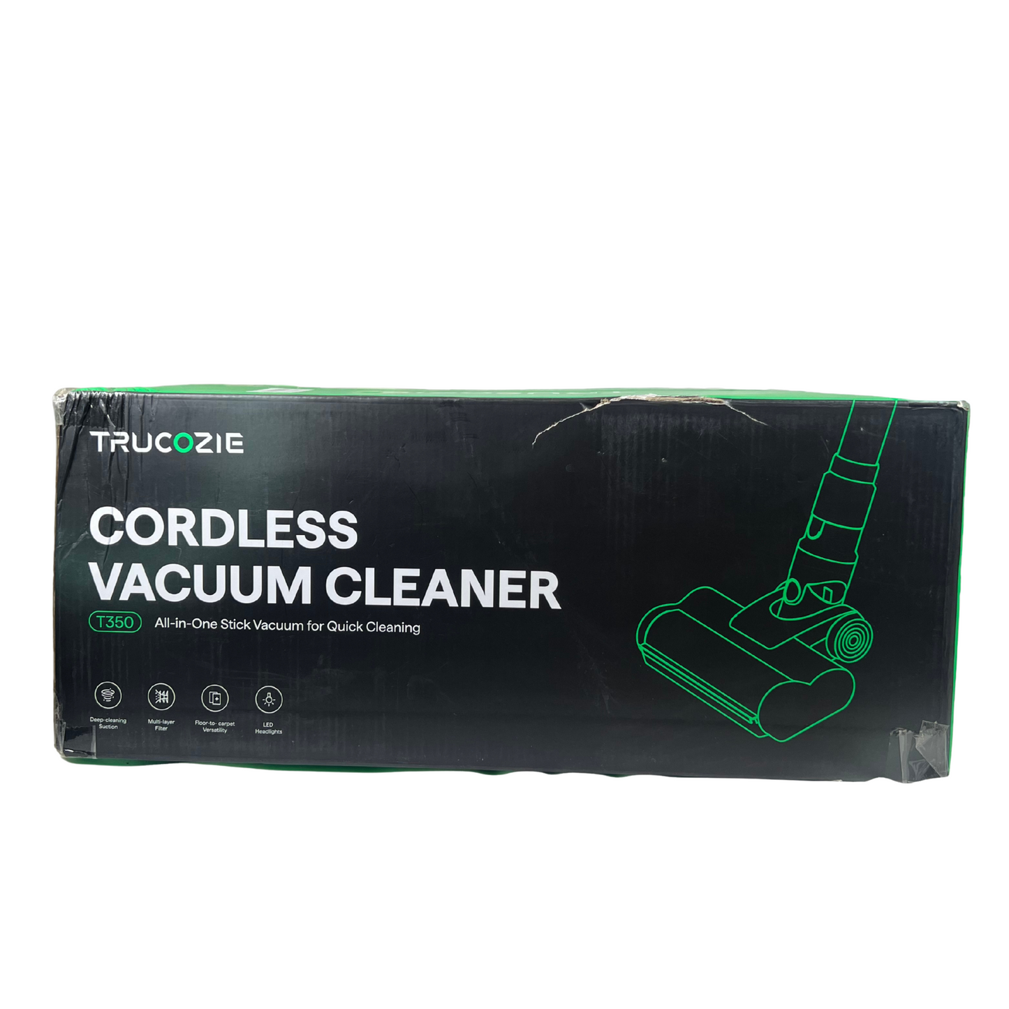 Trucozie Cordless Vacuum Cleaner – 38Kpa, 45min Runtime, 8-in-1 Lightweight Stick Vacuum for Pet Hair, Carpets, and Hard Floors