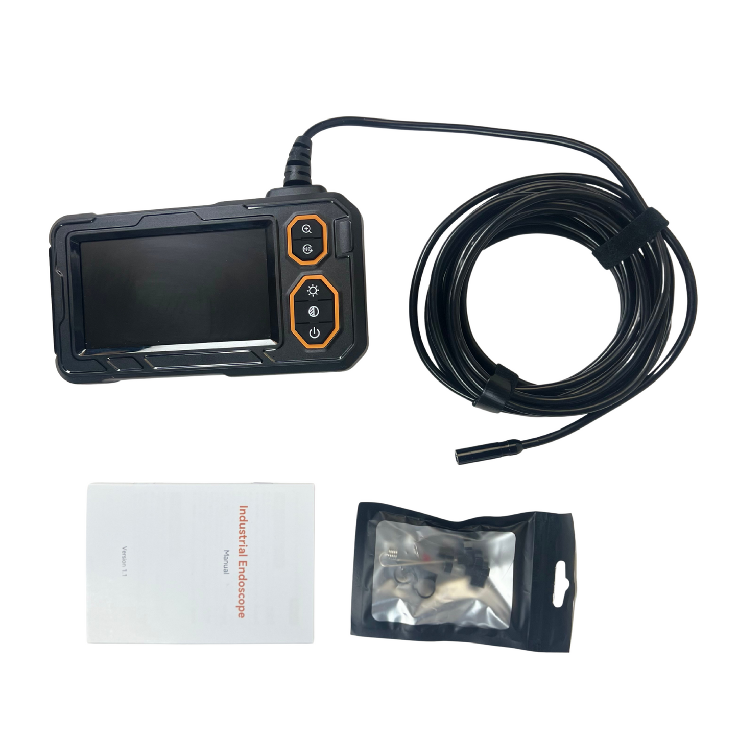 Endoscope Inspection Camera with Light – 4.3" IPS Screen, 1080P HD, 8 LED, Waterproof, 16.5FT Cable