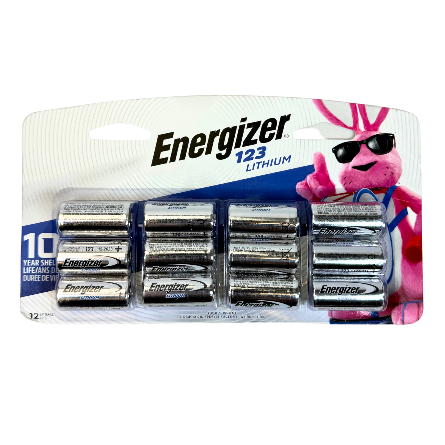 Batteries 123 Lithium Photo Batteries – 12-Pack