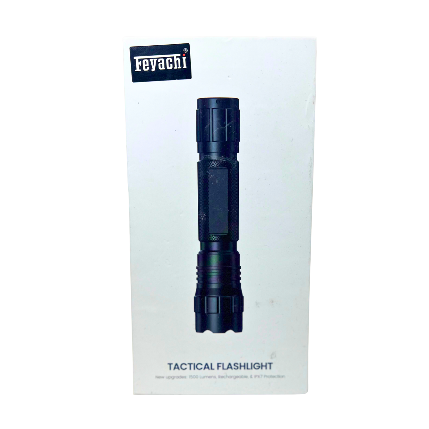 1500 Lumen Tactical Flashlight – Rechargeable LED Weapon Light with 4 Modes, Pressure Switch & IPX7 Waterproof