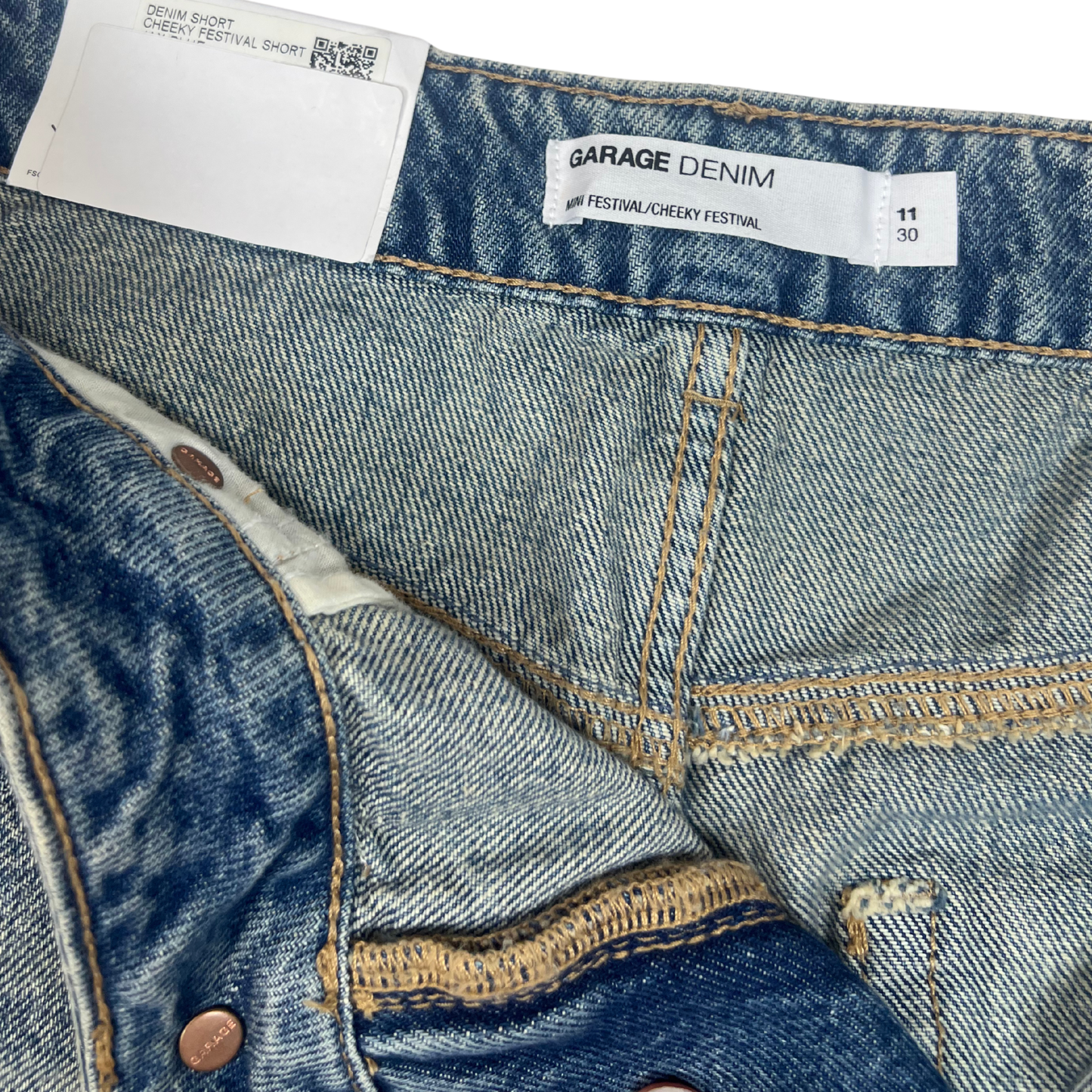 Denim Festival Shorts – Size 11, Classic Fit
