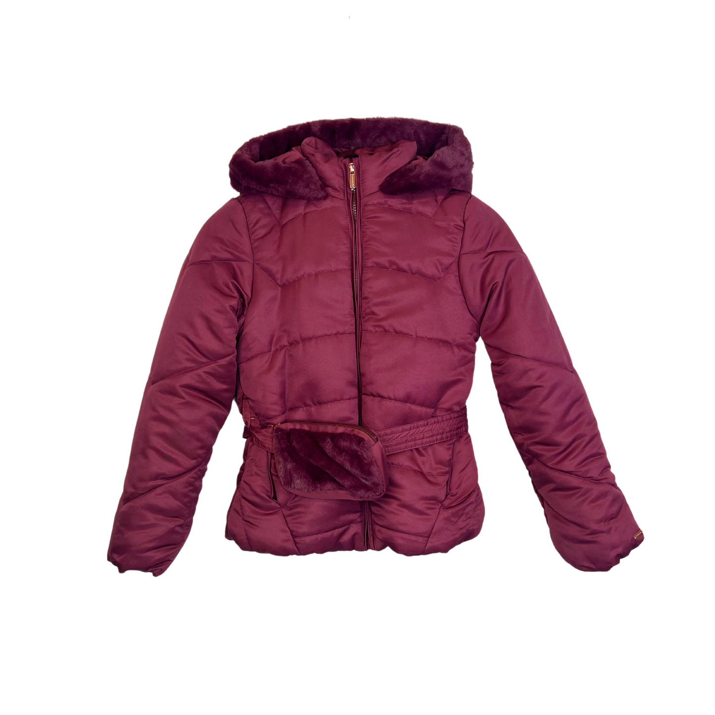 Girls Puffer Jacket Water-Repellent - Size 12