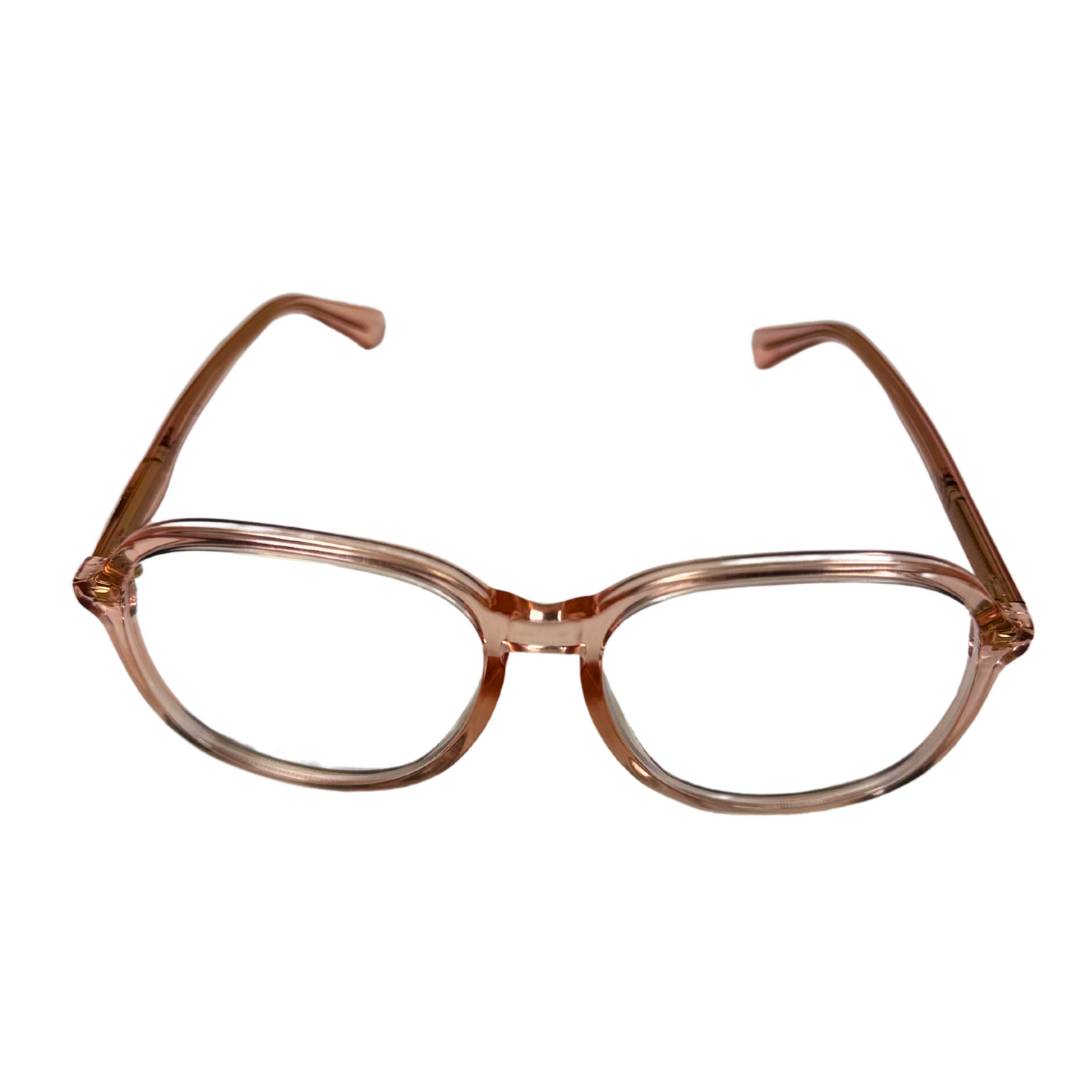 Branded Transparent Pink Acetate Frames, Unisex - GG0259O 005 Eyeglasses