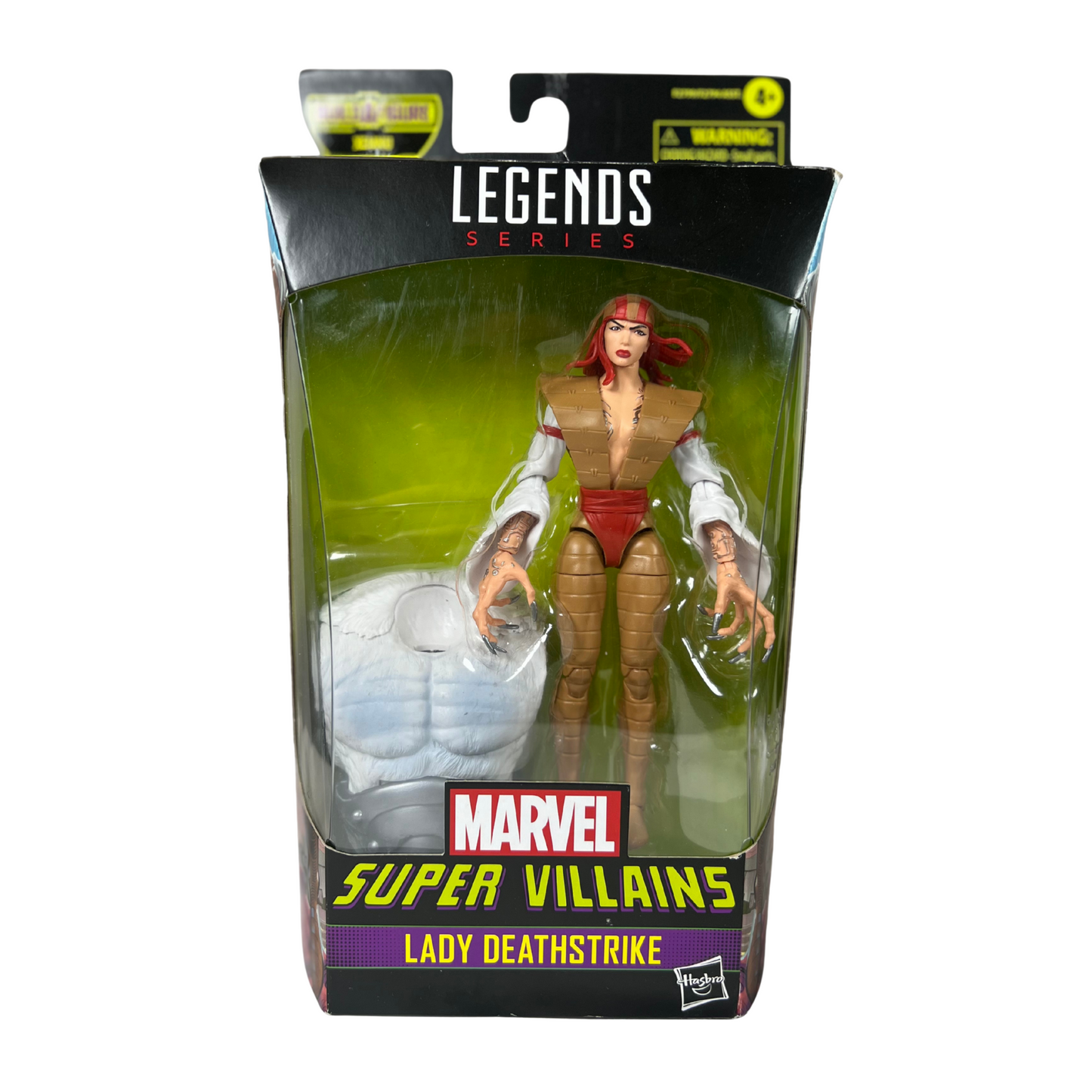 6-Inch Articulated Comic-Inspired Action Figure – Lady Deathstrike with Build-A-Figure Part