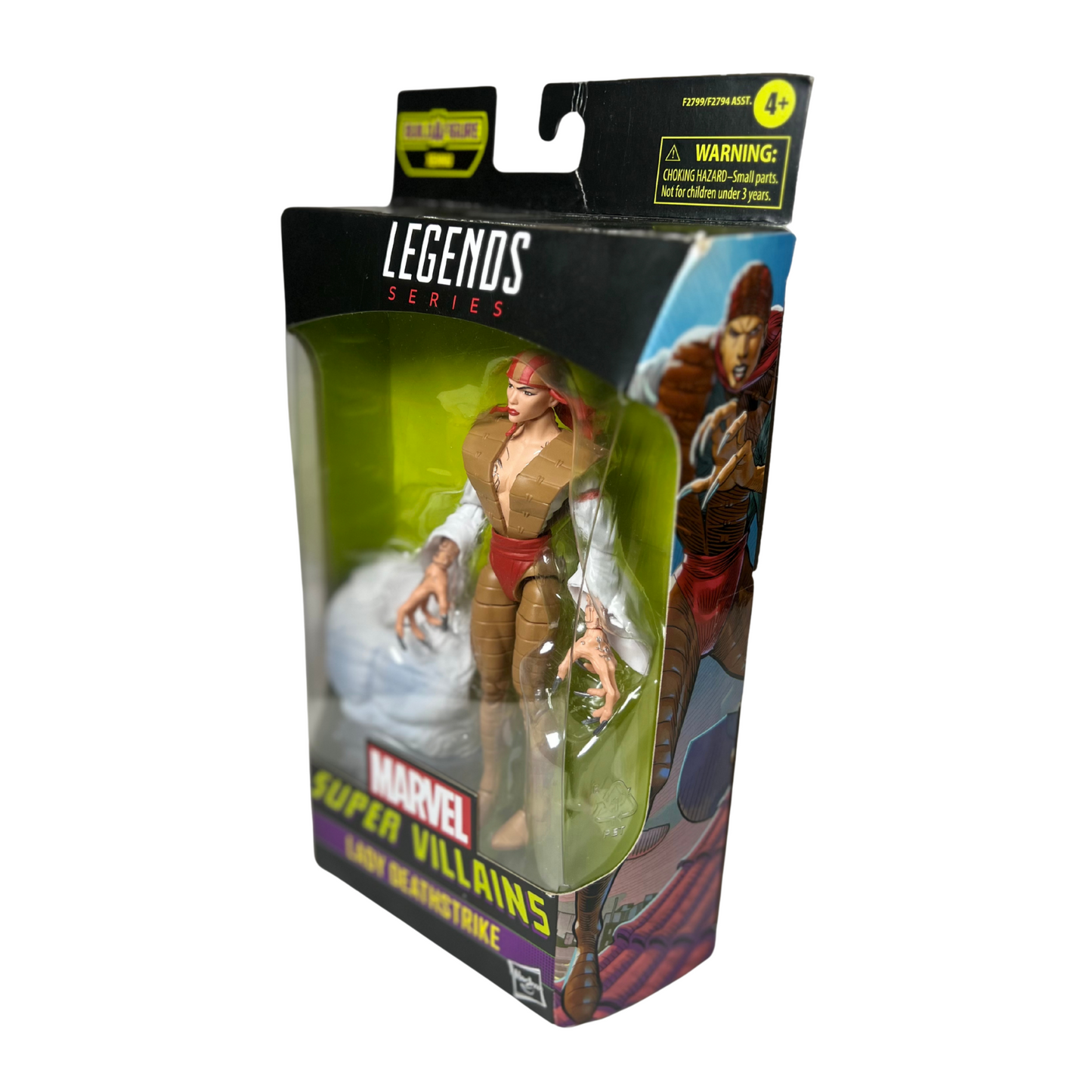 6-Inch Articulated Comic-Inspired Action Figure – Lady Deathstrike with Build-A-Figure Part