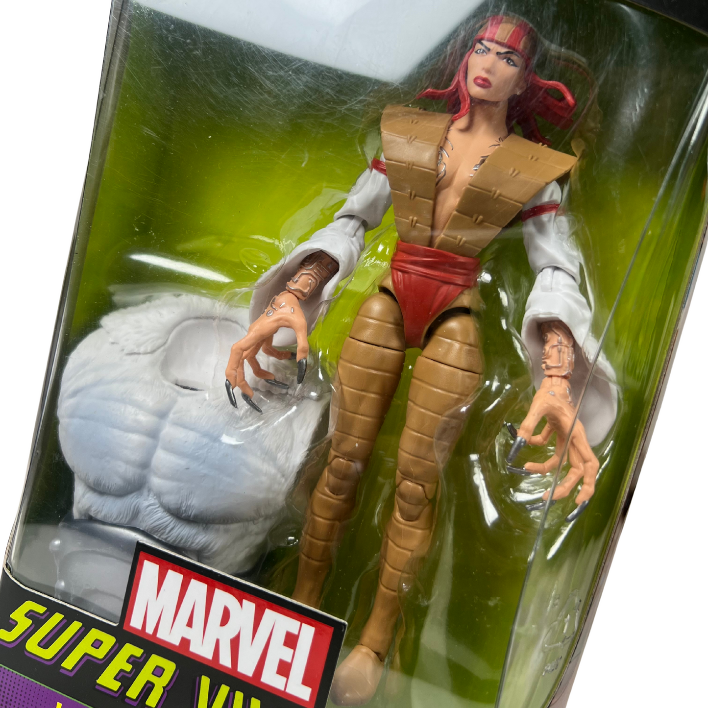6-Inch Articulated Comic-Inspired Action Figure – Lady Deathstrike with Build-A-Figure Part