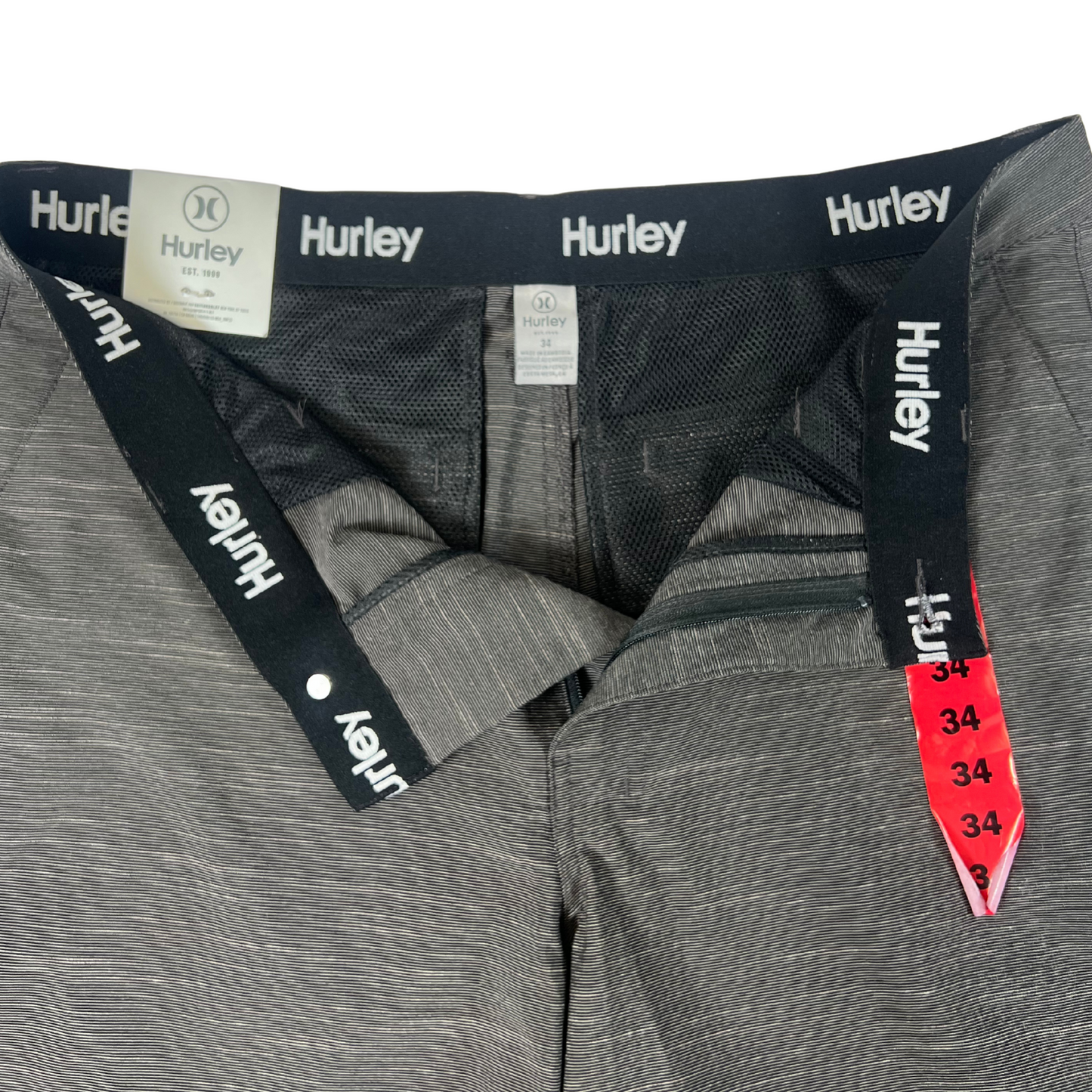Men’s Hybrid 18" Walk Shorts – Gray, Size 34