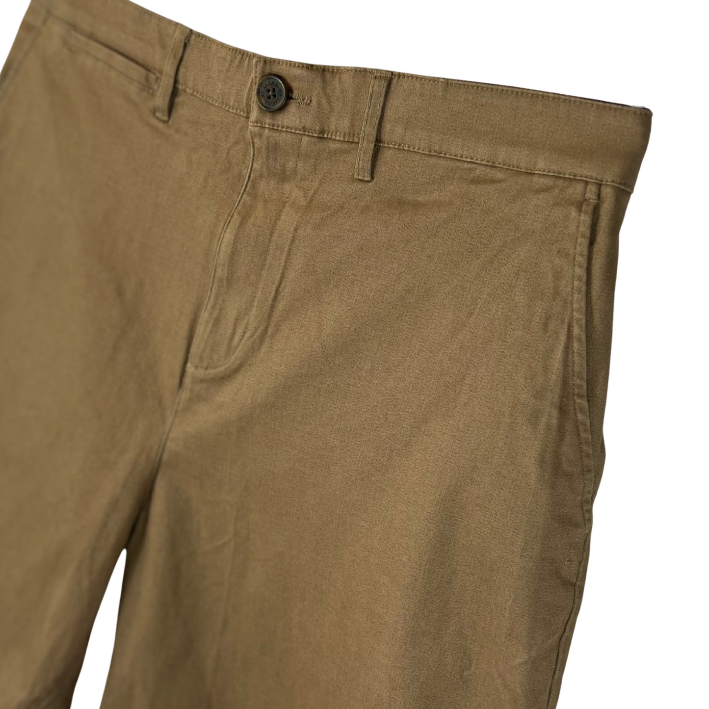 Men’s Khaki Shorts – Size 38 – Cotton Stretch Blend