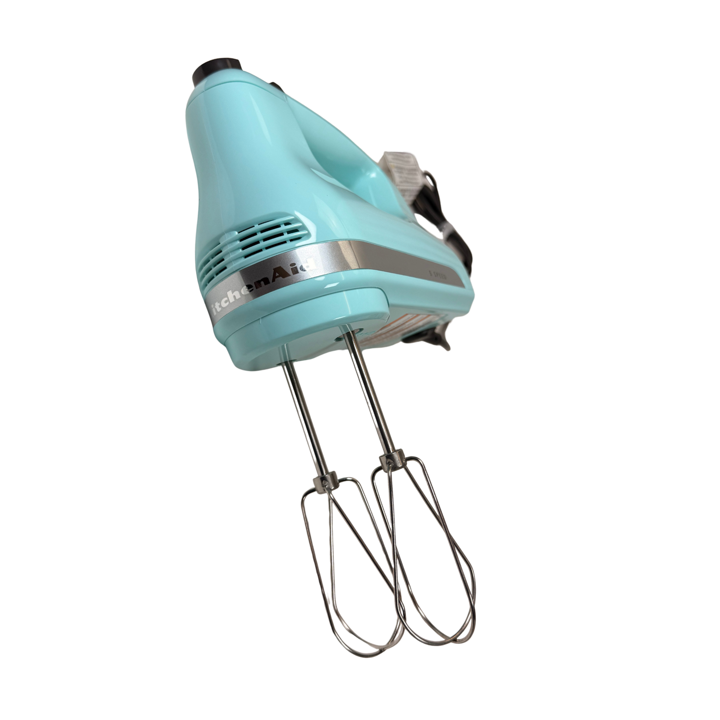 5-Speed Ultra Power Hand Mixer with Turbo Beaters – Aqua Sky