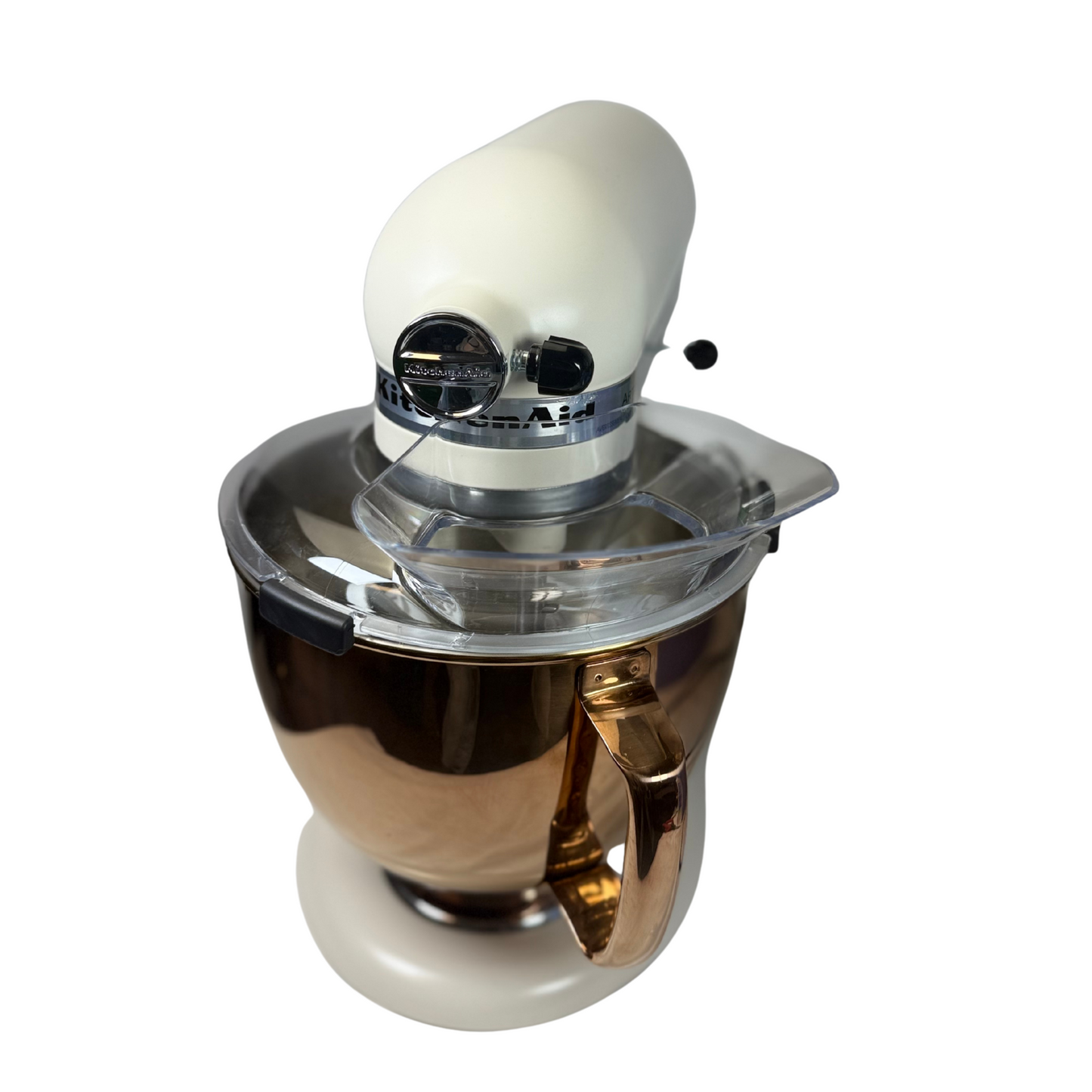5-Quart Tilt-Head Stand Mixer with Copper Bowl – Fresh Linen Finish, 10-Speed