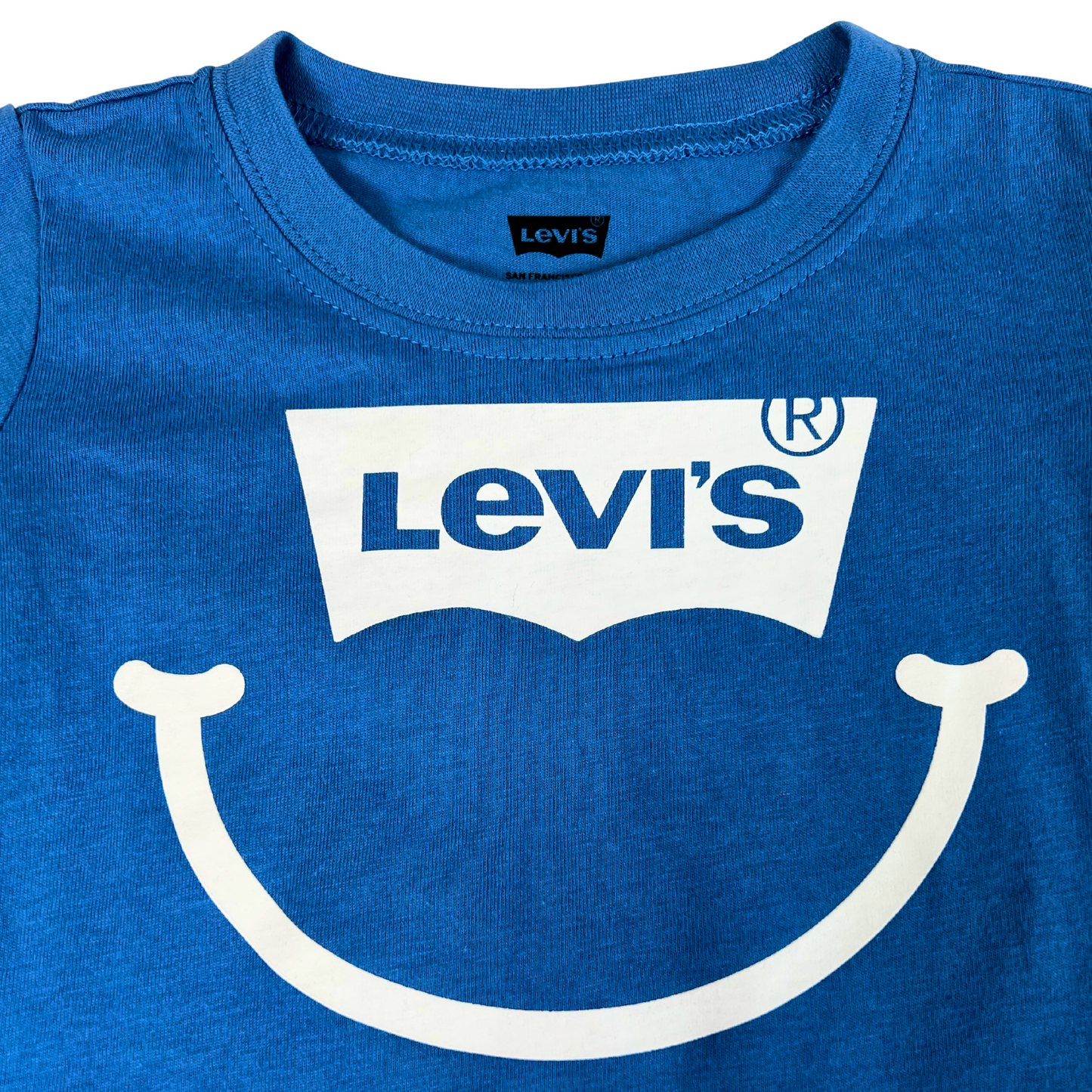 Baby Boy 2-Piece Outfit Set – Blue T-Shirt & Grey Shorts – 12 Months