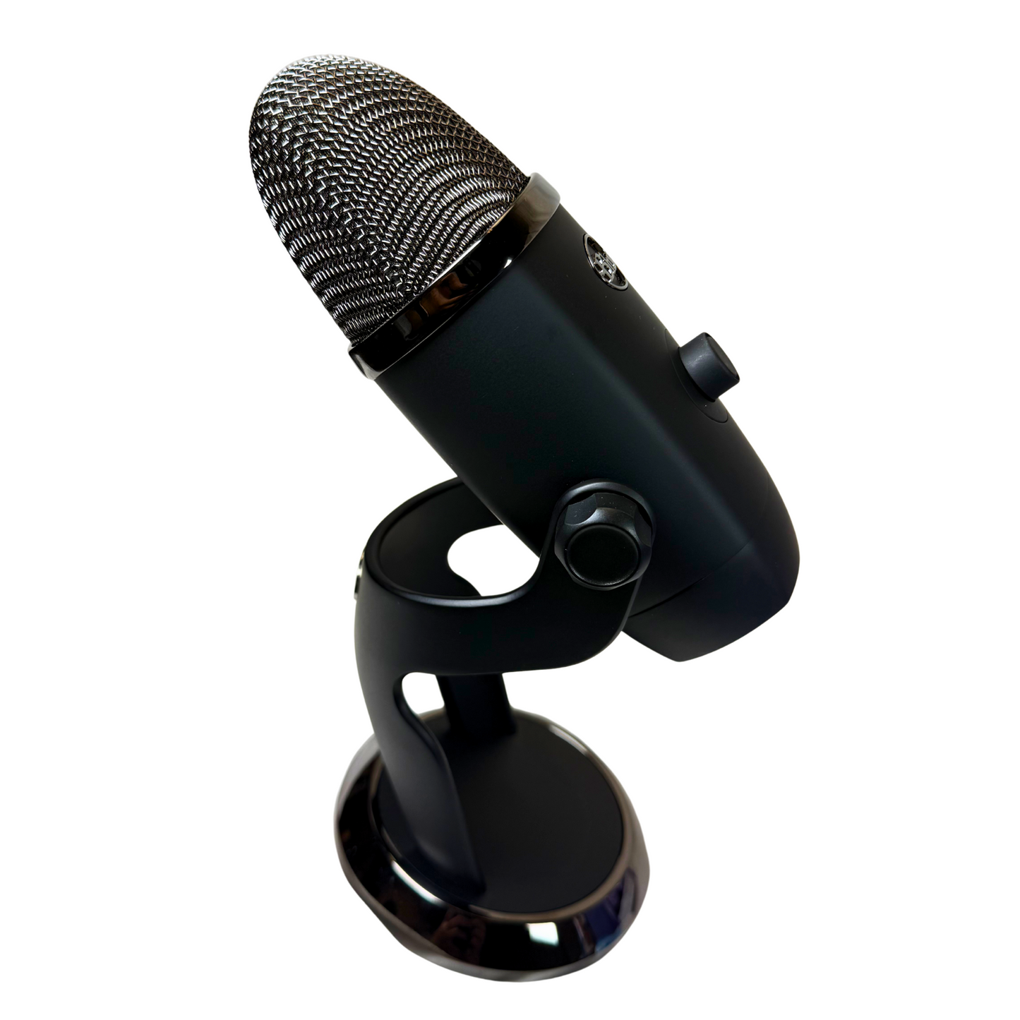 USB Streaming Microphone with LED Metering & 4 Pickup Patterns – For Gaming, Podcasting & Recording