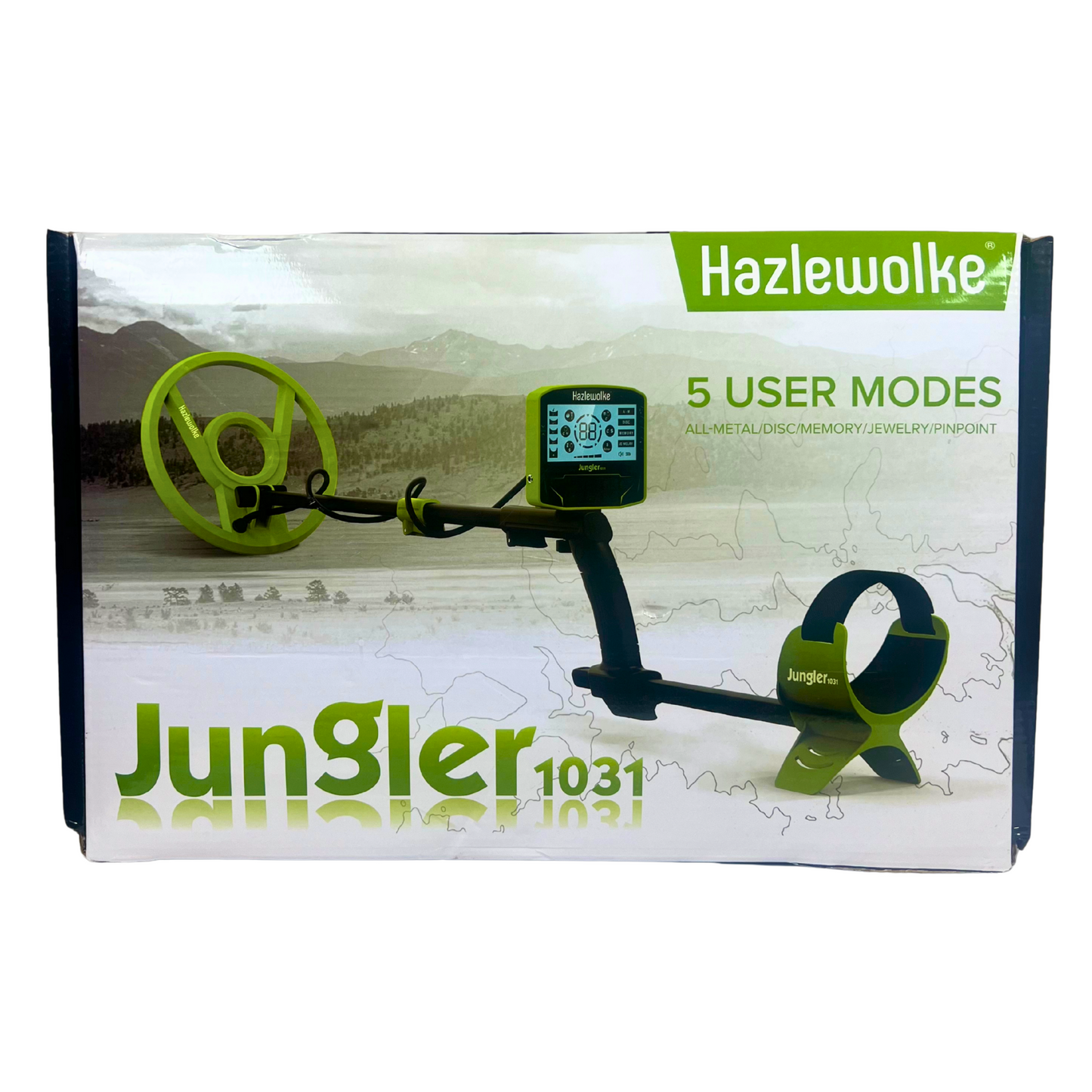 Waterproof Metal Detector for Adults with 10” Coil – 5 Professional Modes, Adjustable Length, Lightweight