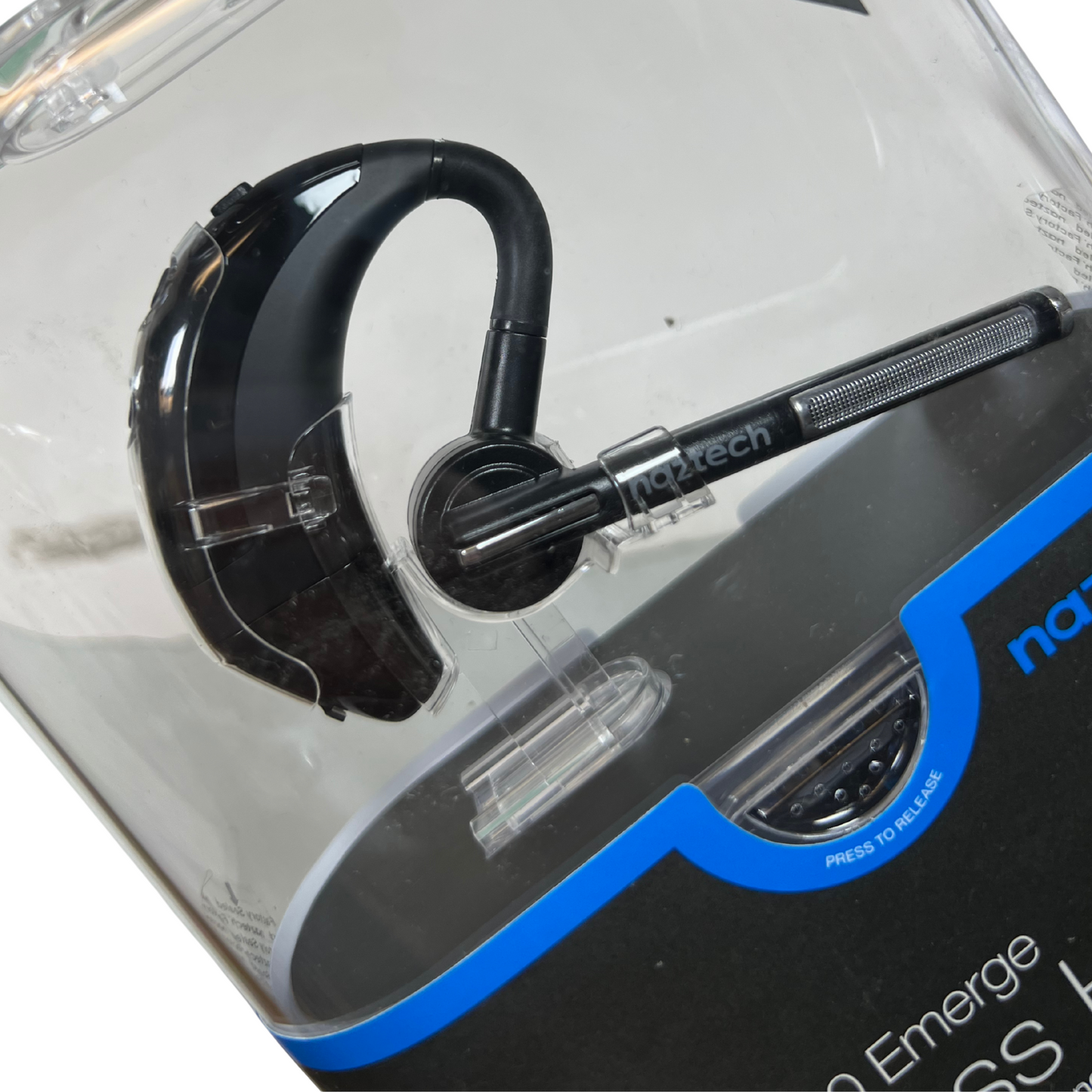 N750 Emerge Bluetooth Headset – Noise-Canceling Mono Headset with Boom Mic