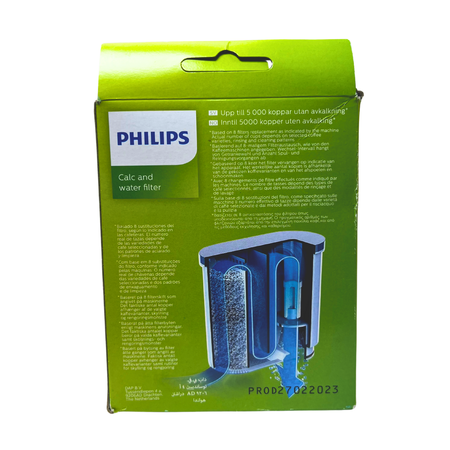 Calc & Water Filter – Reduces Limescale, No Descaling up to 5,000 Cups, Easy Click-and-Go Install
