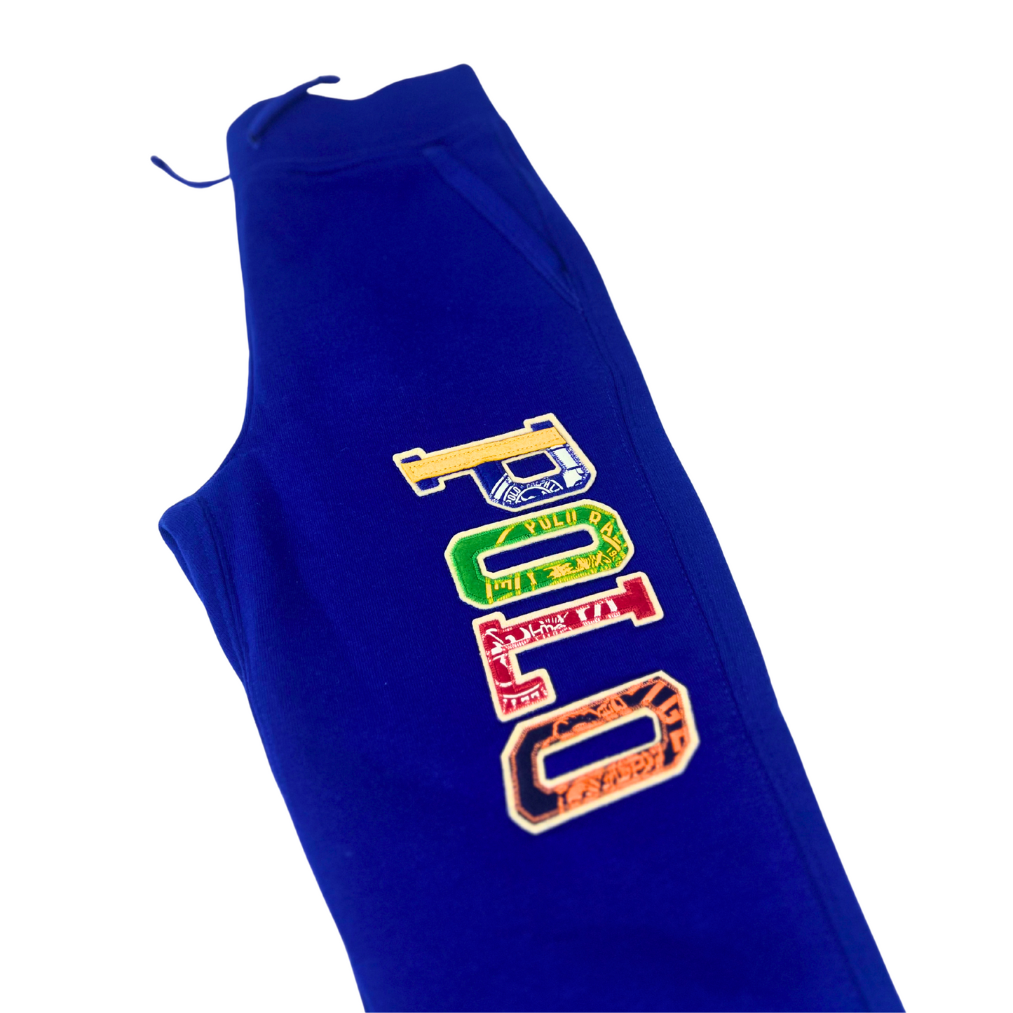 Little Boys Fleece Sweatpants with Logo – Elastic Waistband, Size 5
