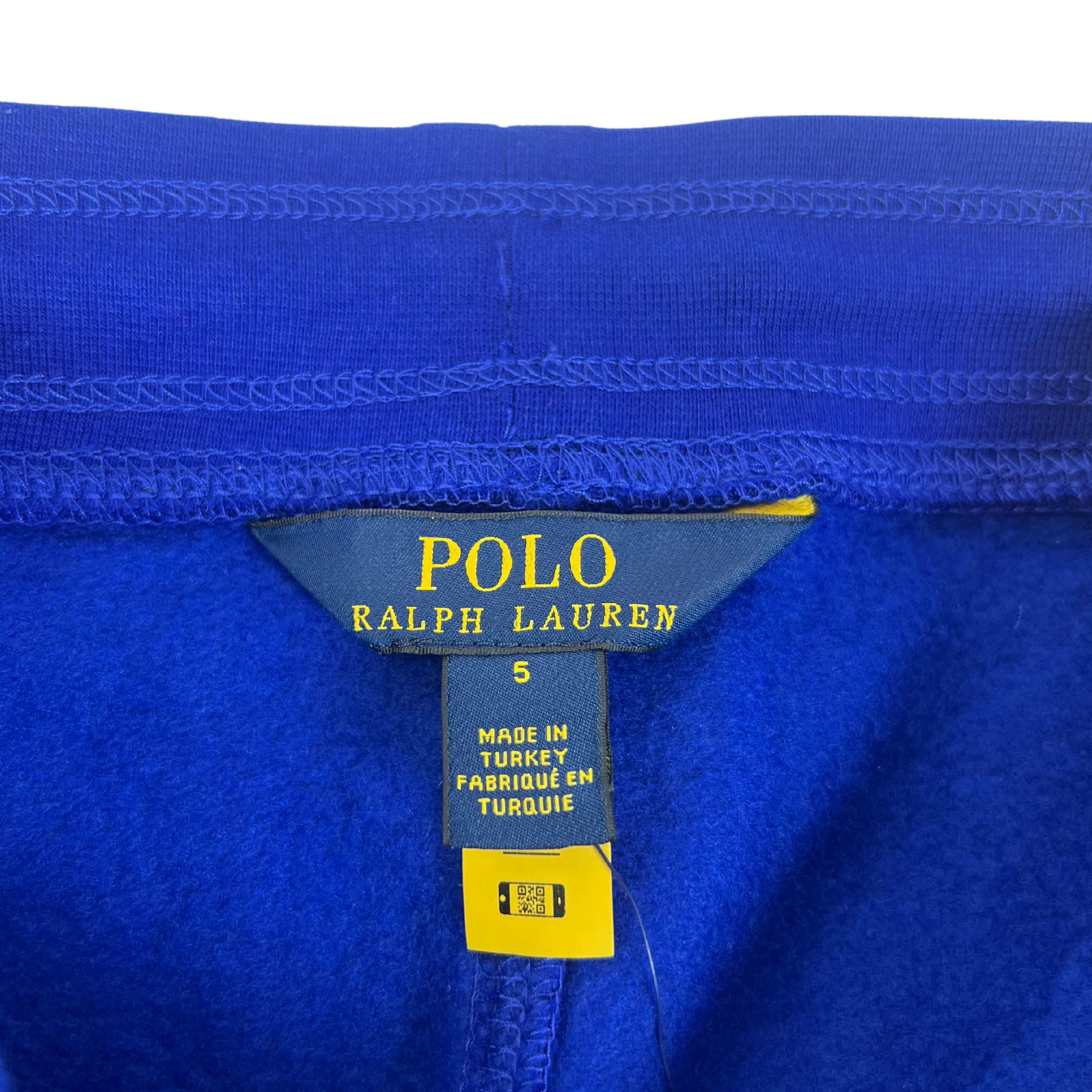 Little Boys Fleece Sweatpants with Logo – Elastic Waistband, Size 5