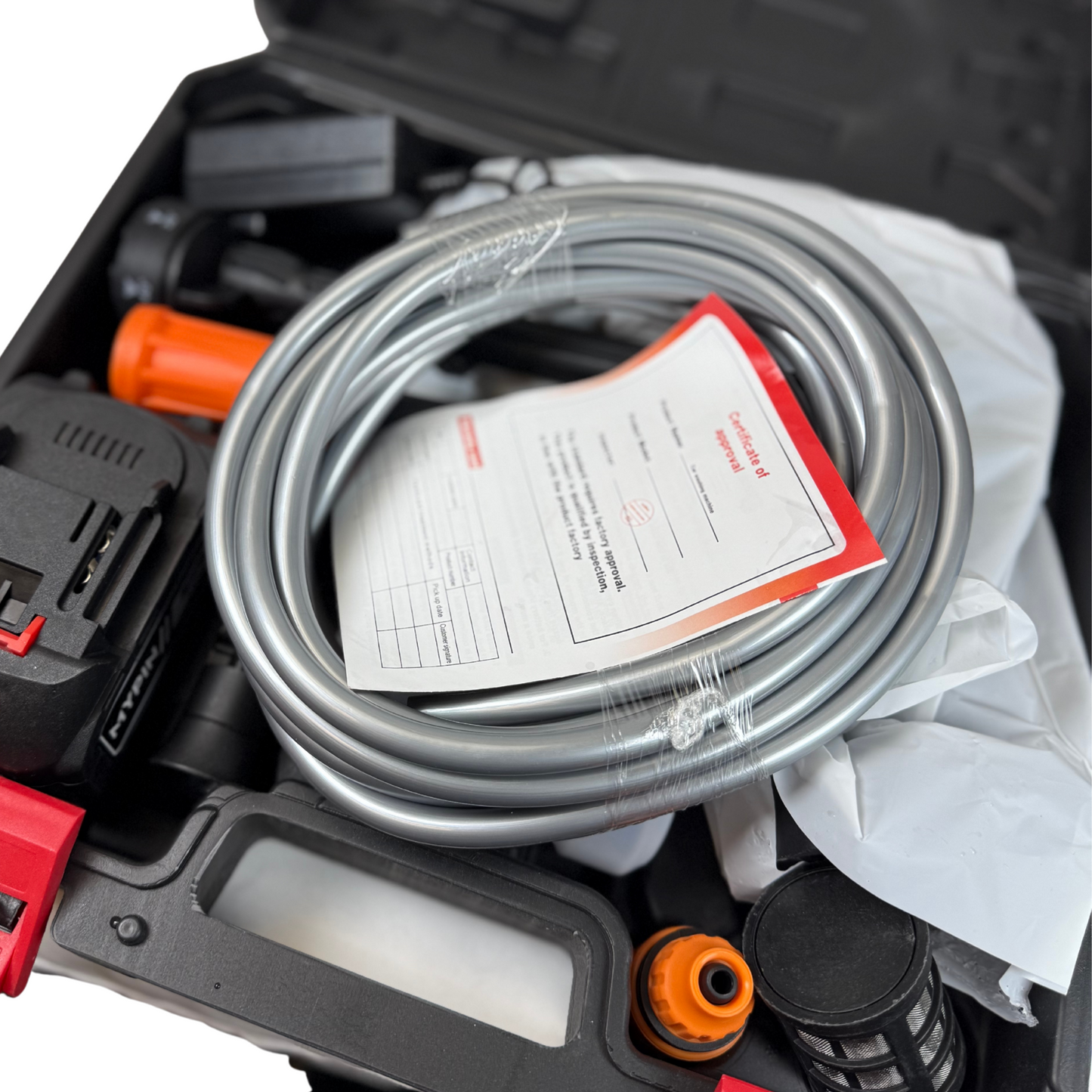 Cordless Portable Pressure Washer – 600 PSI, 3.0Ah Battery, 6-in-1 Nozzle
