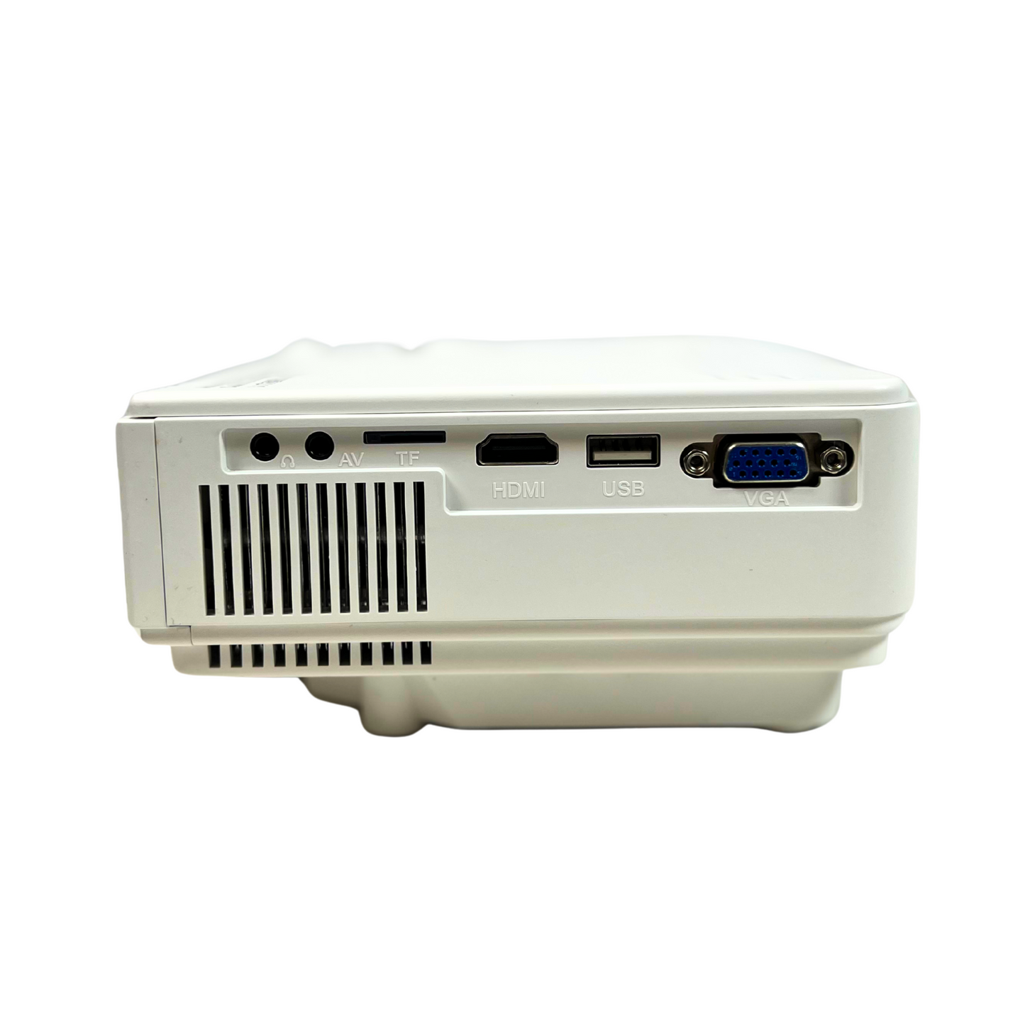 1080P Mini Projector with Two-Way Bluetooth, 50% Zoom & 80" Screen – Portable Home & Outdoor Cinema