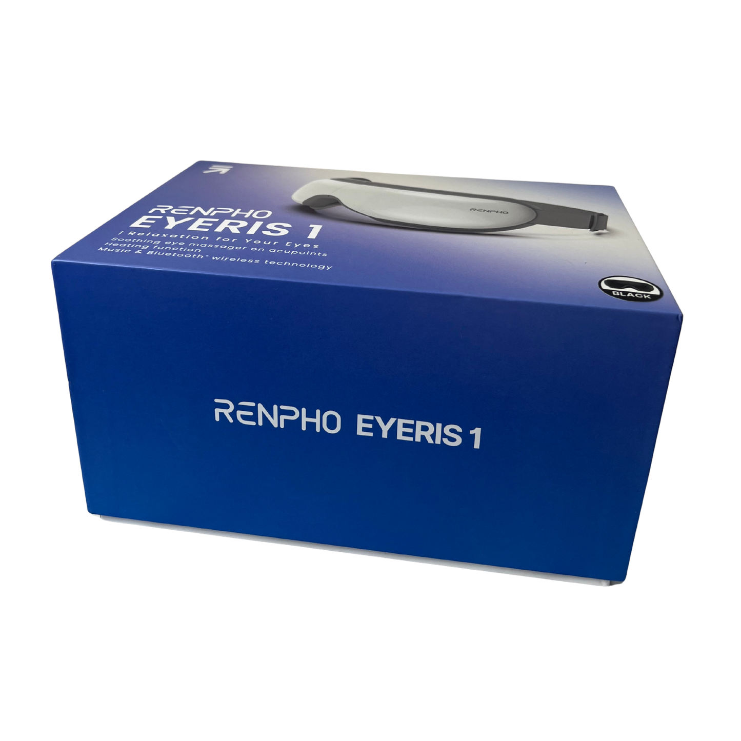 Rechargeable Eye Massager with Heat, Vibration & Bluetooth Music | Foldable Eye Mask for Relaxation, Eye Strain & Fatigue Relief