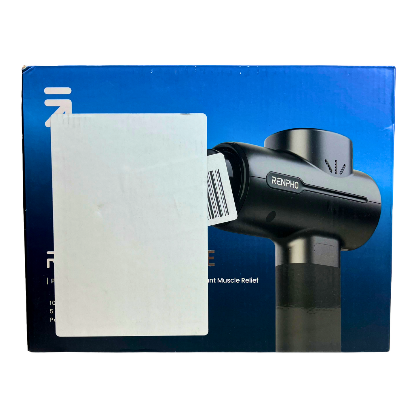 Powerful Percussion Massage Gun with 5 Speeds & Attachments, Portable Handheld Massager with Travel Case