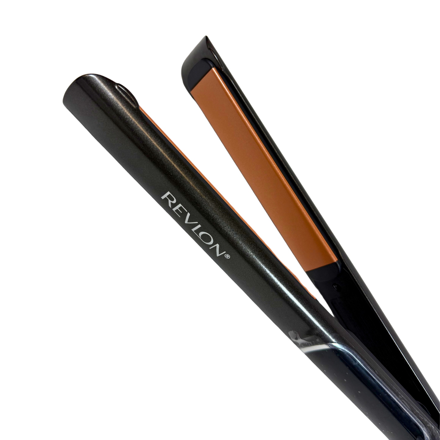 Copper Smooth 1" Ceramic Flat Iron, 435°F, 30 Heat Settings, Dual Voltage