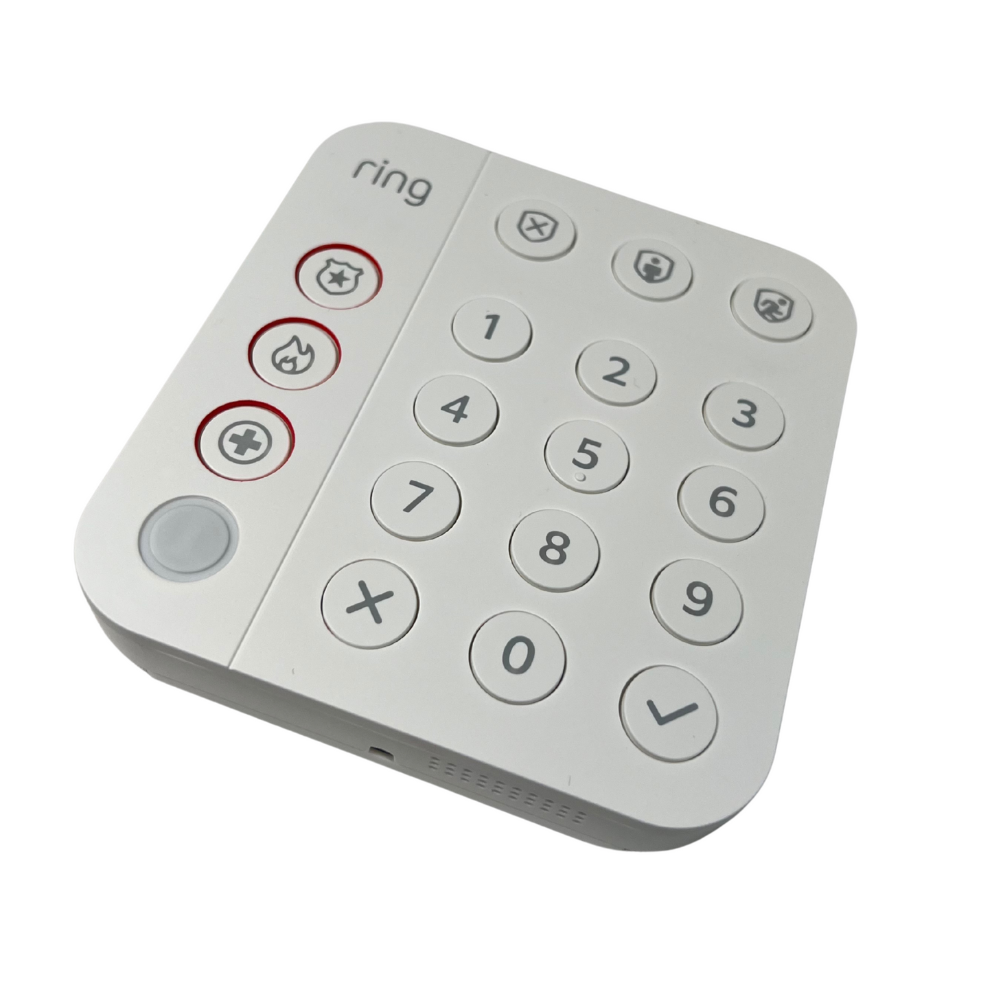 Ring Alarm Keypad 2nd Gen White Wireless Security Access Panel
