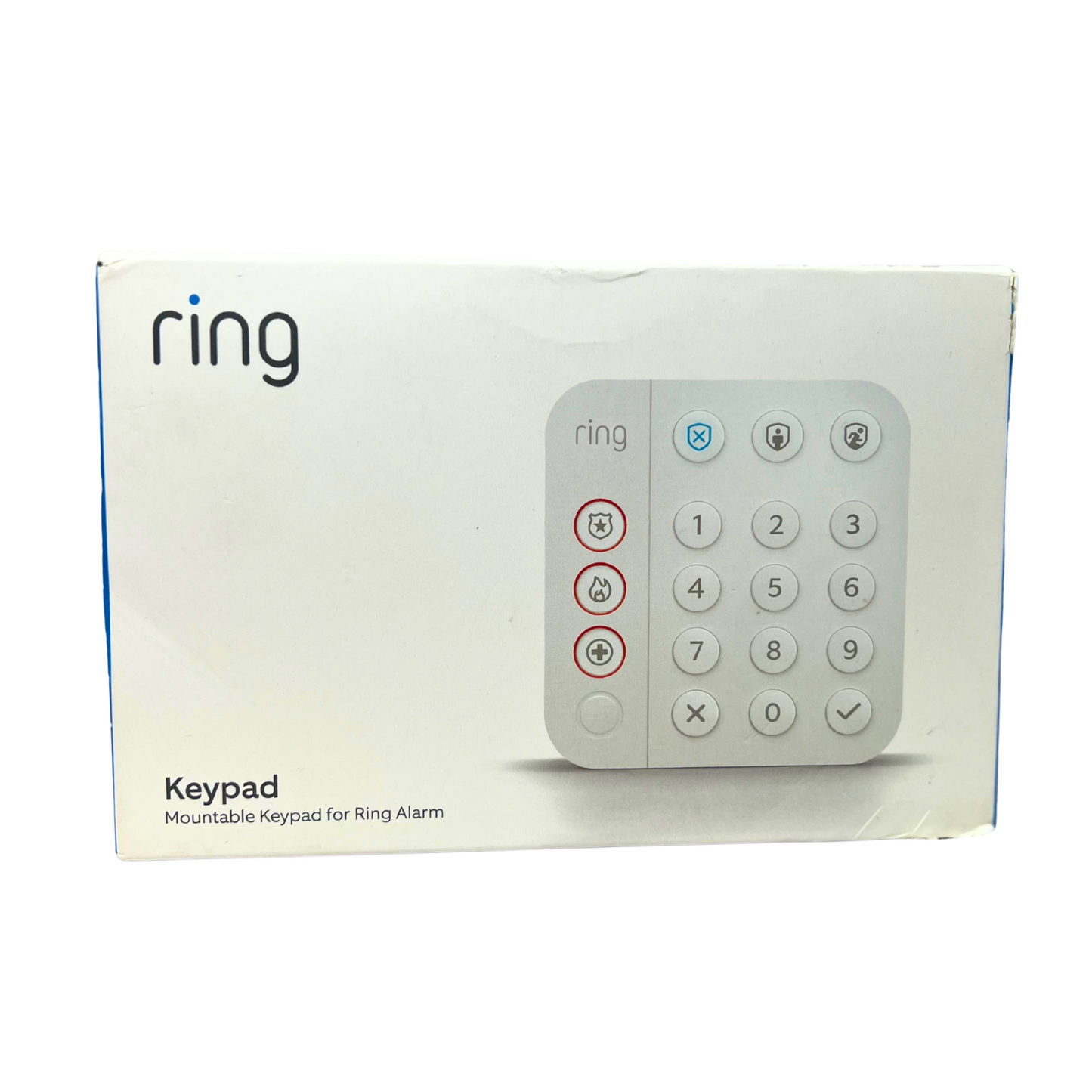 Ring Alarm Keypad 2nd Gen White Wireless Security Access Panel