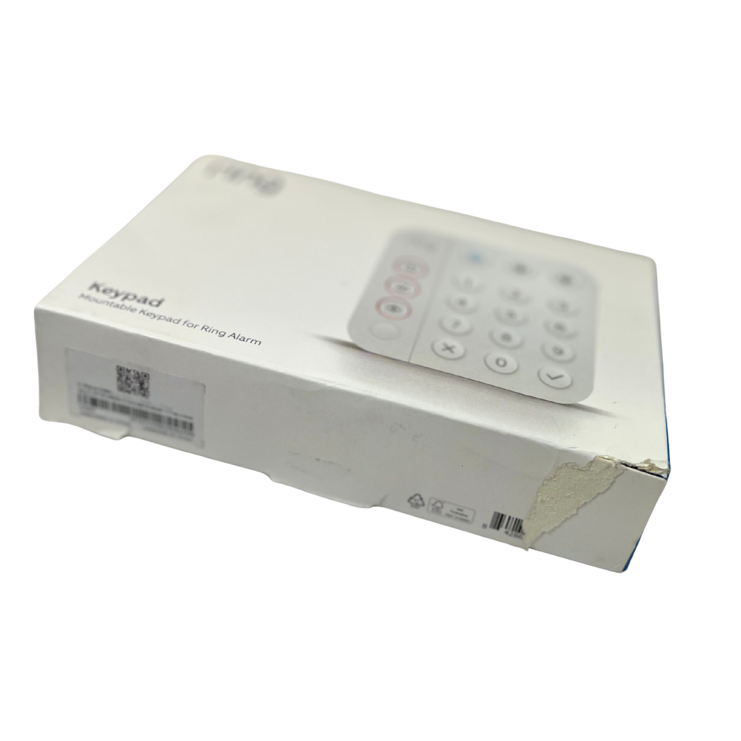 Ring Alarm Keypad 2nd Gen White Wireless Security Access Panel