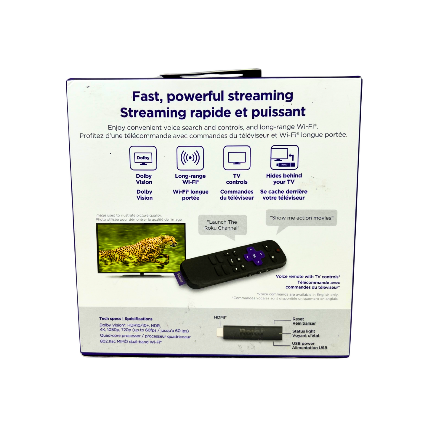 4K HDR Streaming Stick with Voice Remote & Long-Range Wi-Fi
