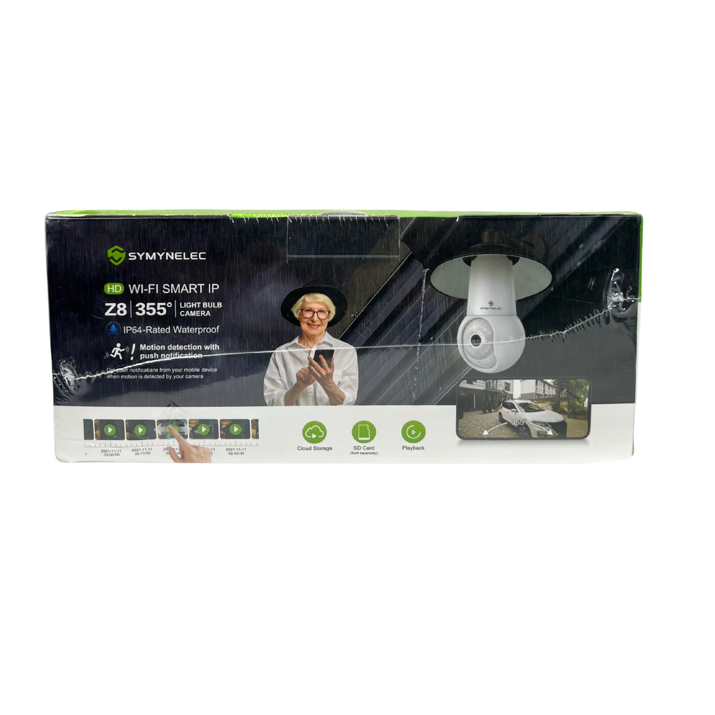 Dual-Band Light Bulb Security Camera – 2K WiFi Cam with Night Vision & Motion Detection