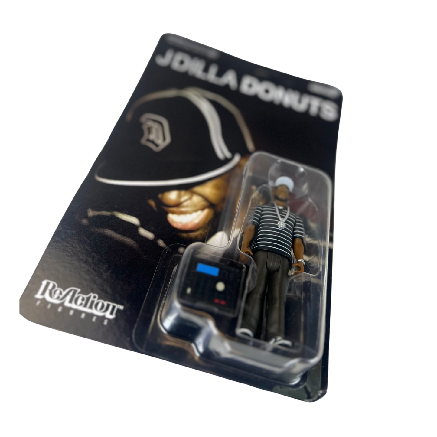 J Dilla Super7 ReAction Figure 3.75" with Accessories Hip Hop Collectible