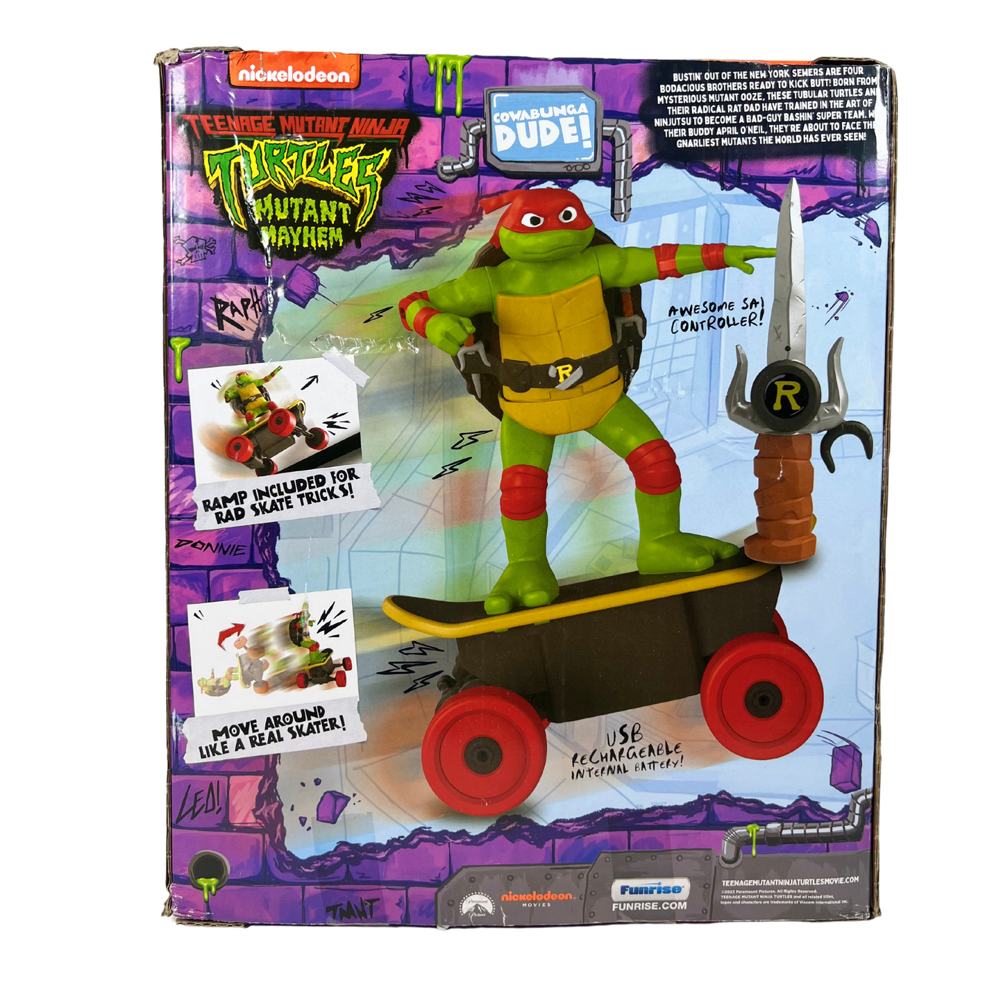 Teenage Mutant Ninja Turtles Raphael Cowabunga Skate RC